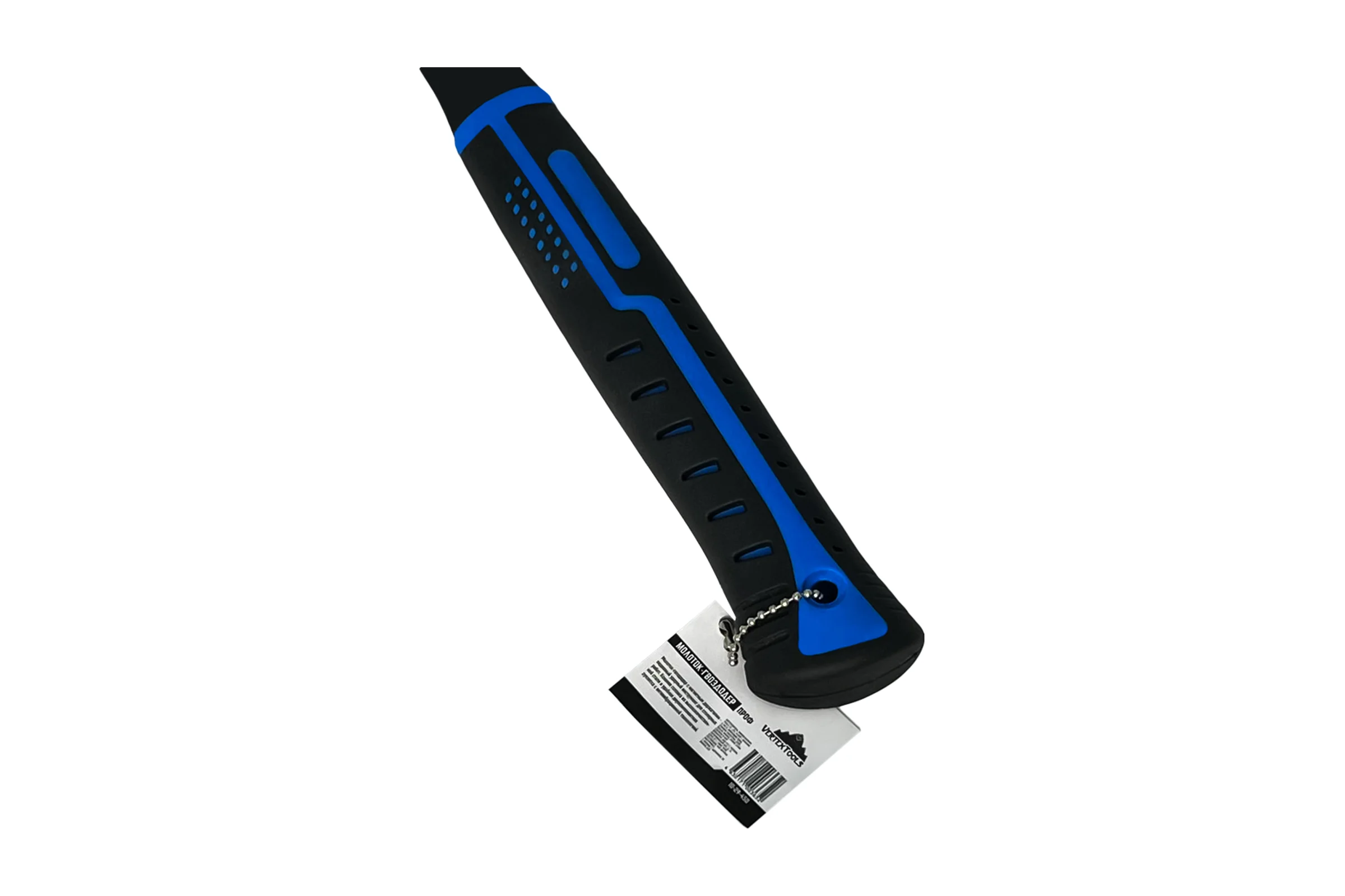 Молоток- гвоздодер плотника vertextools профессионал, 450гр 10-29-450