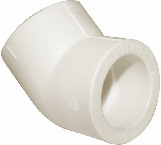 Угольник RIIFO Alba PP-R 45 32-32 белый (уп 5шт) 1100047243