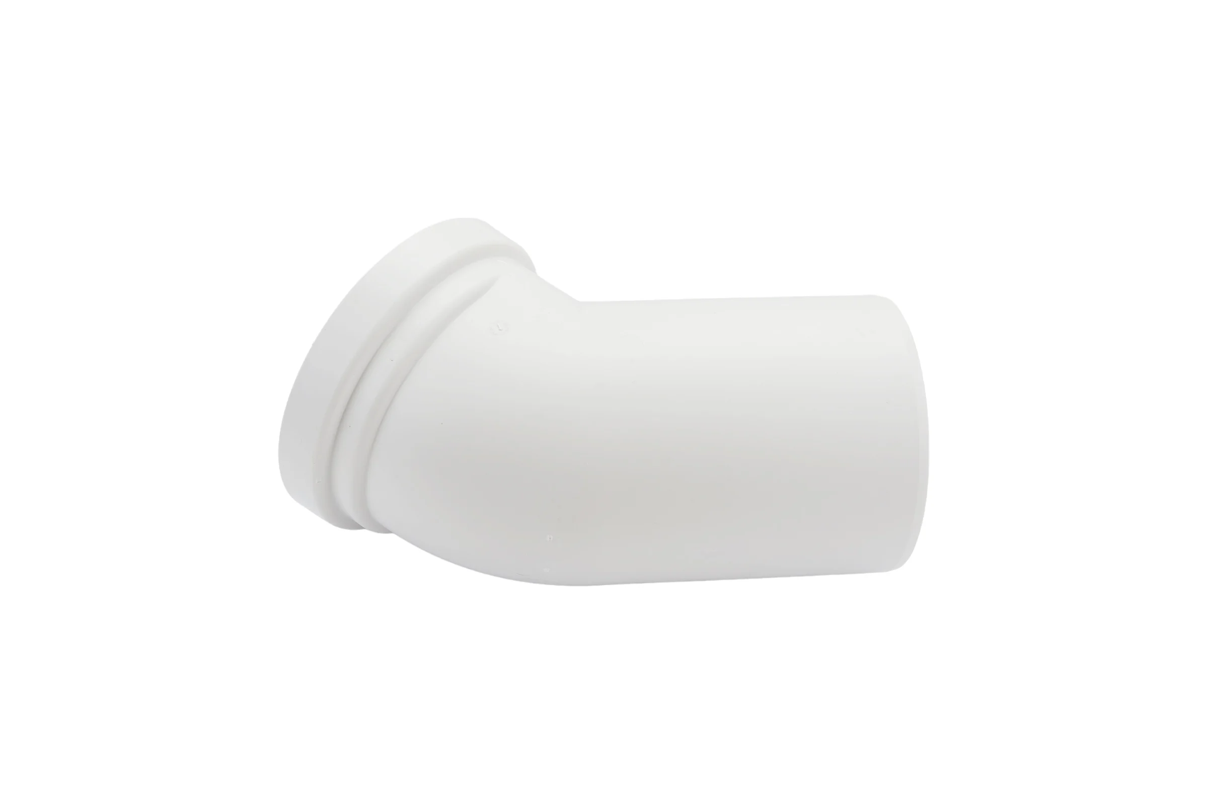 Отвод для унитаза SINIKON ПП D 110x45 (белое кольцо) PU.110045.W.R