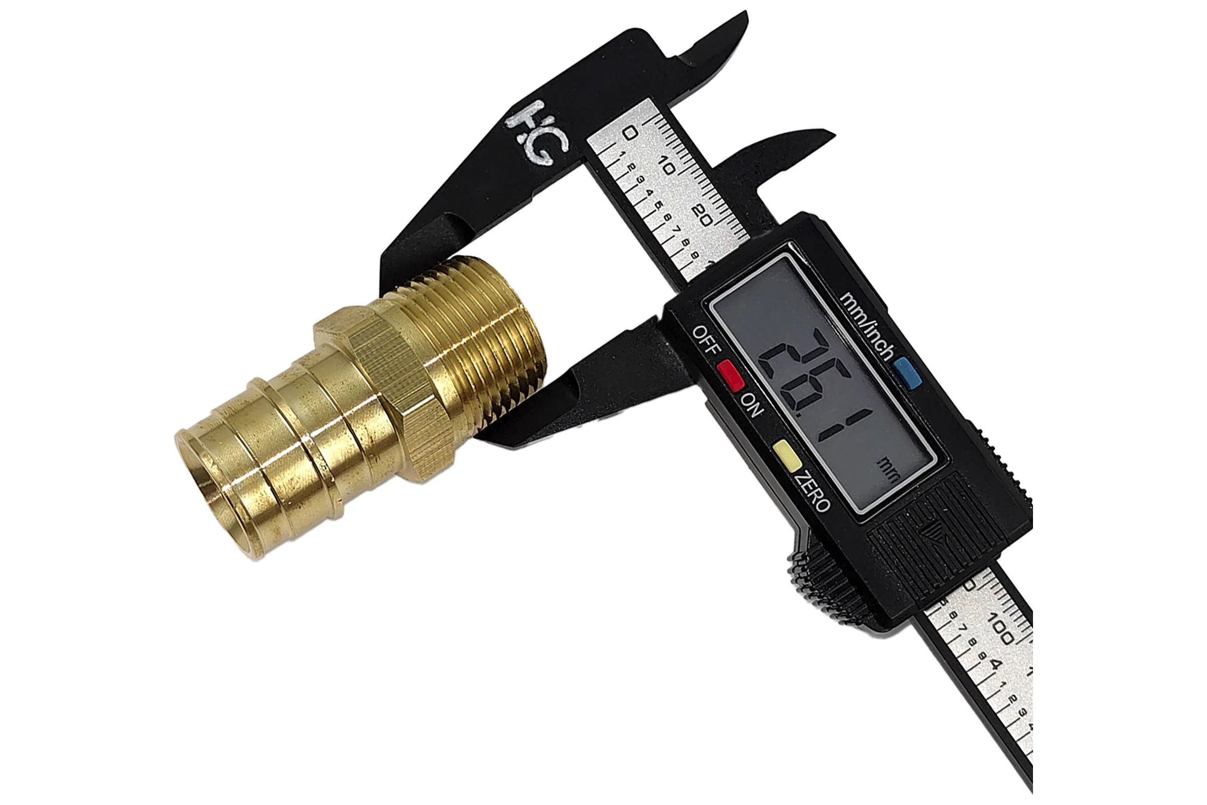 Муфта HG PE-X латунь 25x3/4 НР, 2 шт 4961339