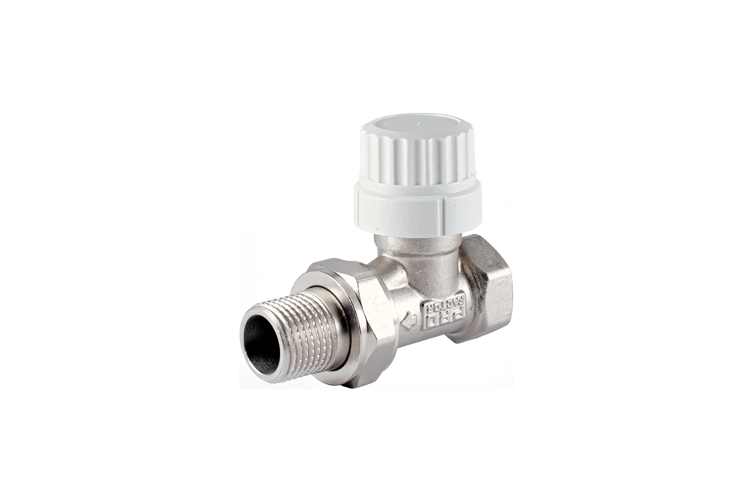 Термостатический клапан радиатора PROFACTOR прямой, с преднастройкой, 1/2 PF RVT 980