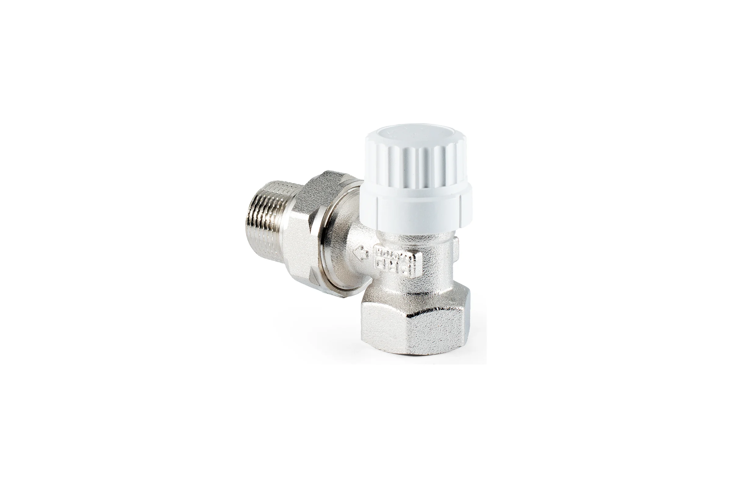 Термостатический клапан радиатора PROFACTOR угловой, с преднастройкой, 3/4 PF RVT 983