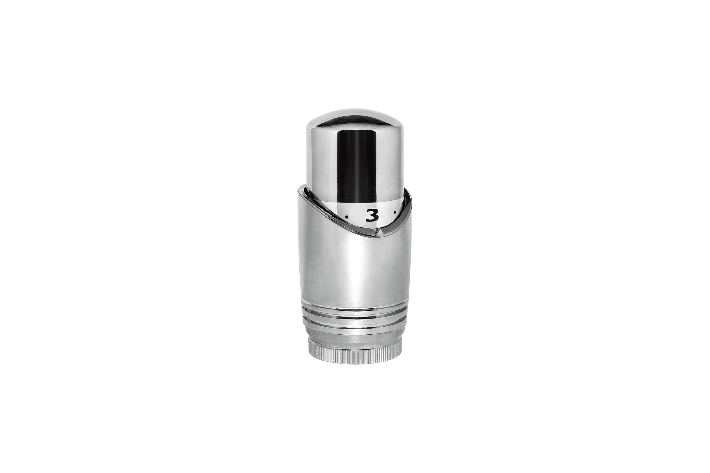 Термостатическая головка PROFACTOR PF CHROME М30x1.5, для клапанов, с преднастройкой PF RVT 626