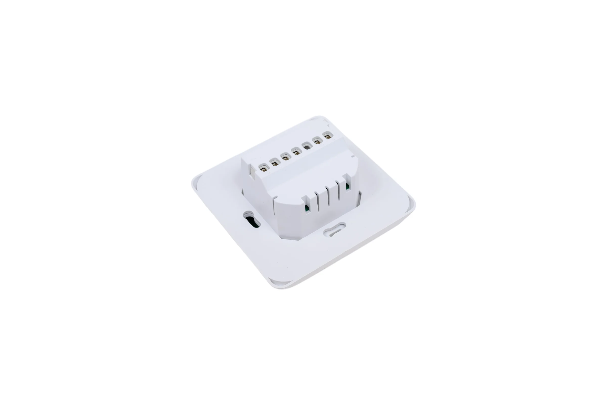 Терморегулятор для теплого пола IQWATT IQ THERMOSTAT TS  программируемый, с ЖК-дисплеем и сенсорными кнопками, белый 406