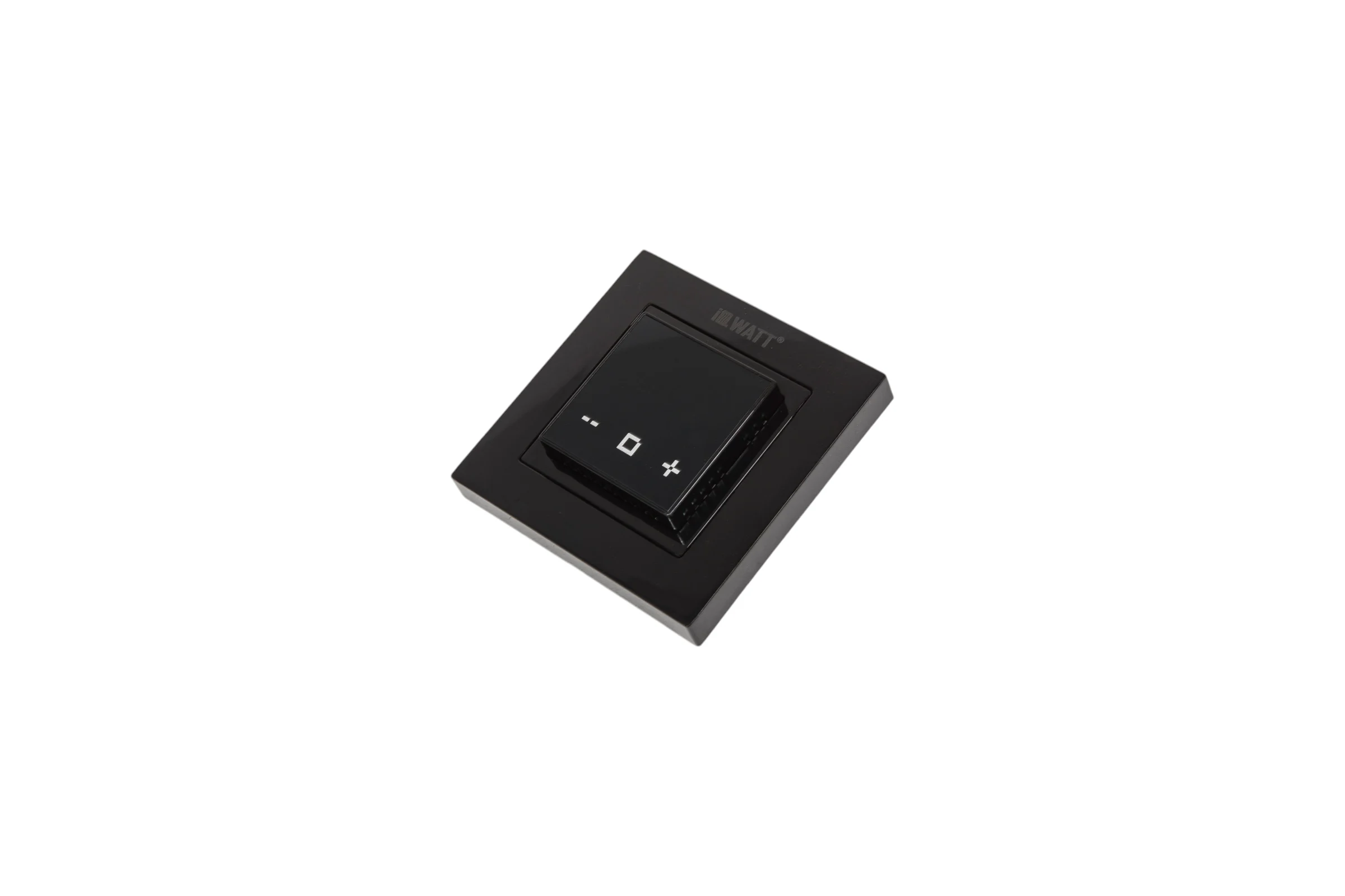 Терморегулятор для теплого пола IQWATT IQ THERMOSTAT D Wi-Fi с Wi-Fi, программируемый, черный 420