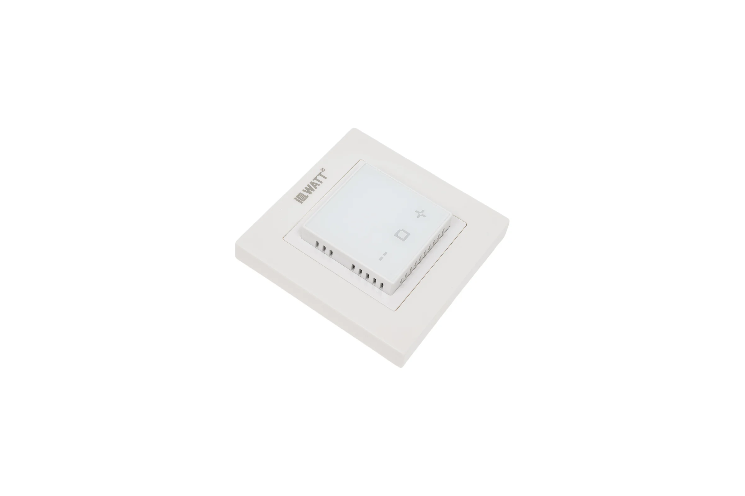 Терморегулятор для теплого пола IQWATT IQ THERMOSTAT D Wi-Fi с Wi-Fi, программируемый, белый 419