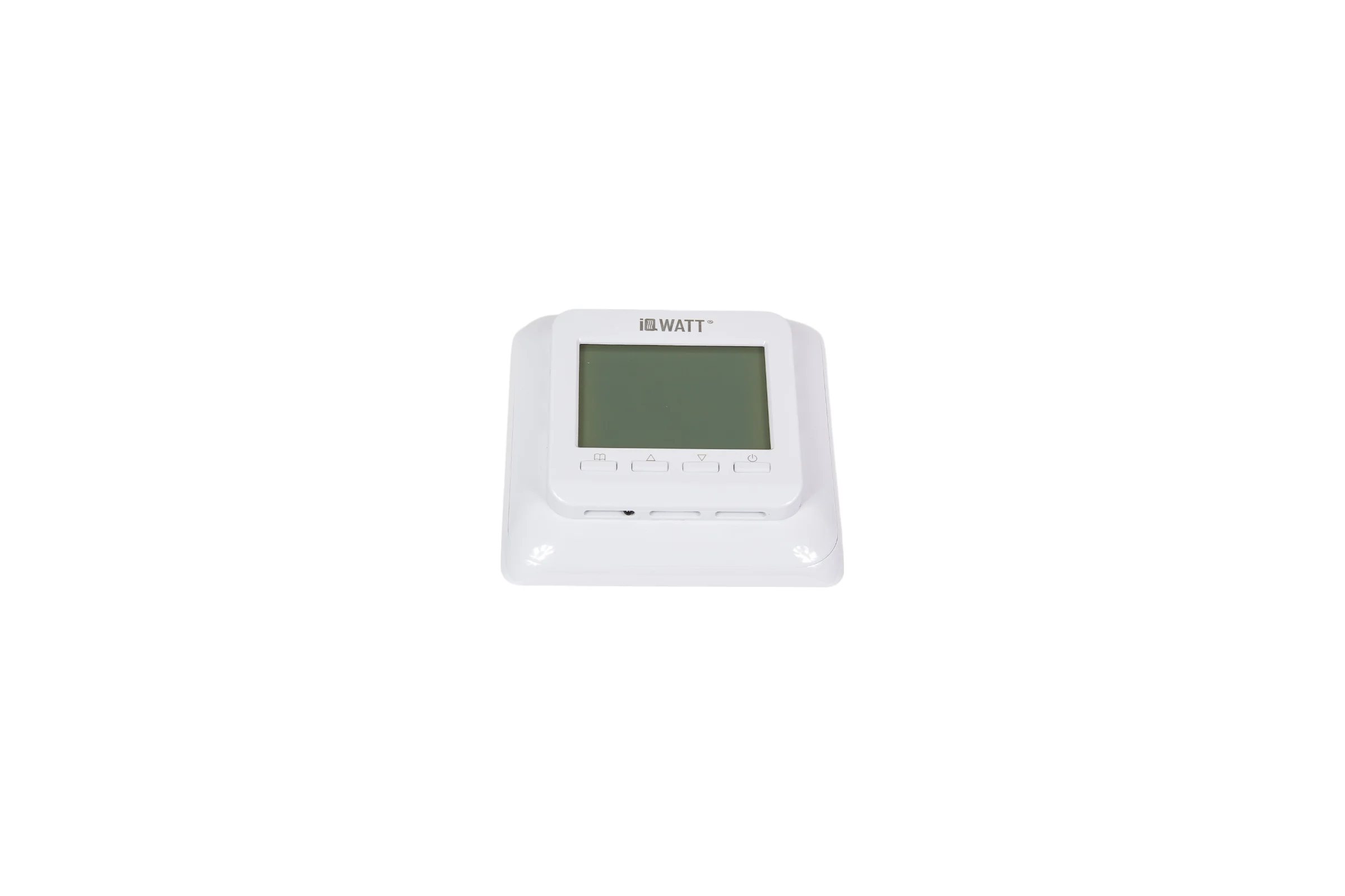 Терморегулятор для теплого пола IQWATT IQ THERMOSTAT P программируемый, с ЖК-дисплеем, белый 405