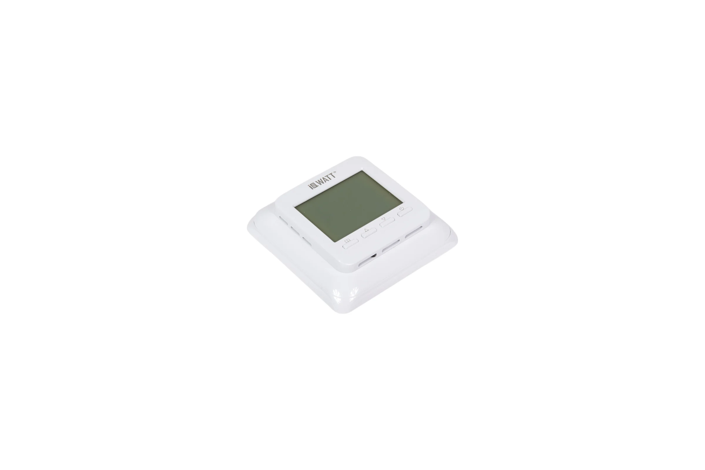 Терморегулятор для теплого пола IQWATT IQ THERMOSTAT P программируемый, с ЖК-дисплеем, белый 405