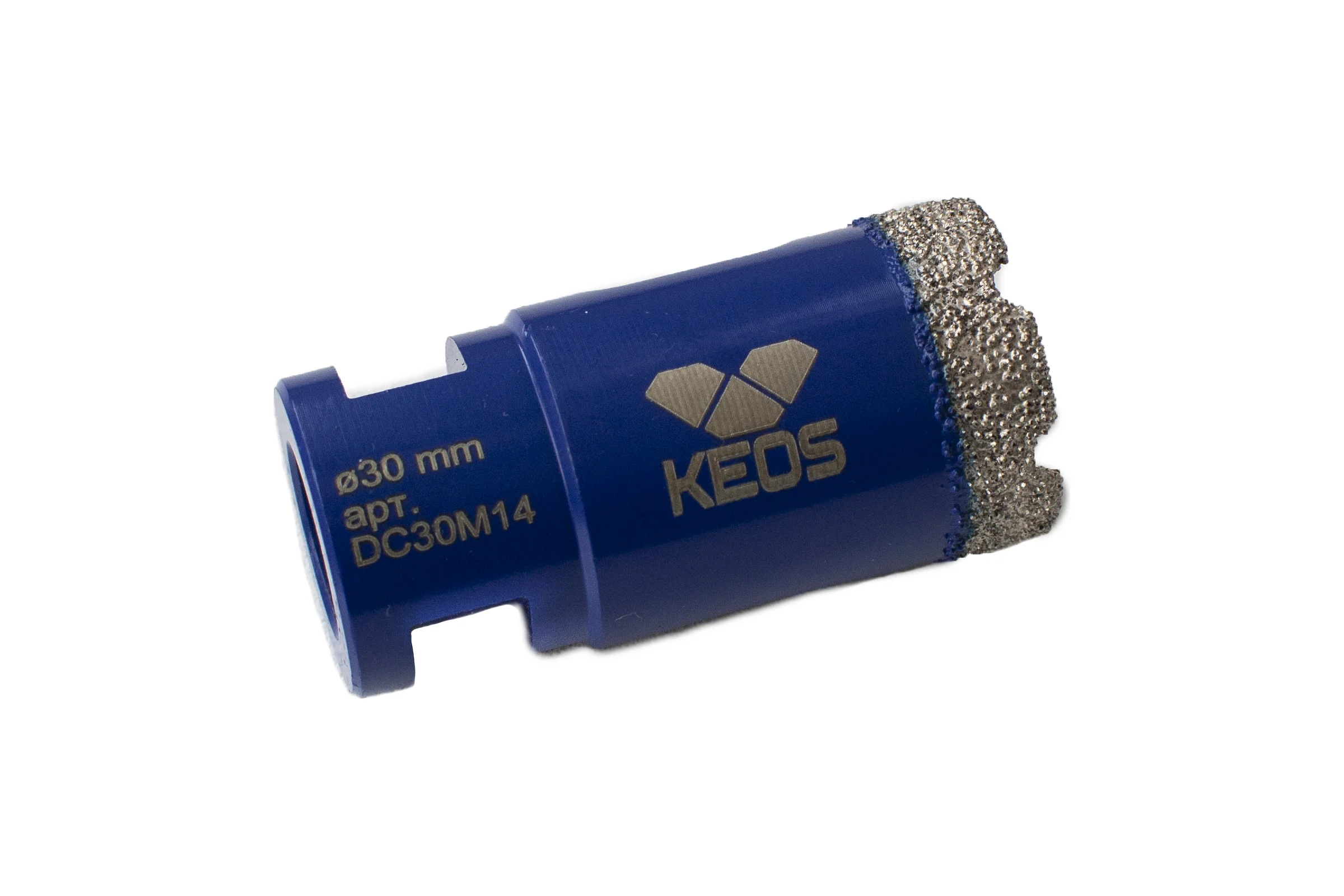 Коронка алмазная по керамограниту PRO 30 мм, M14 KEOS DC30M14