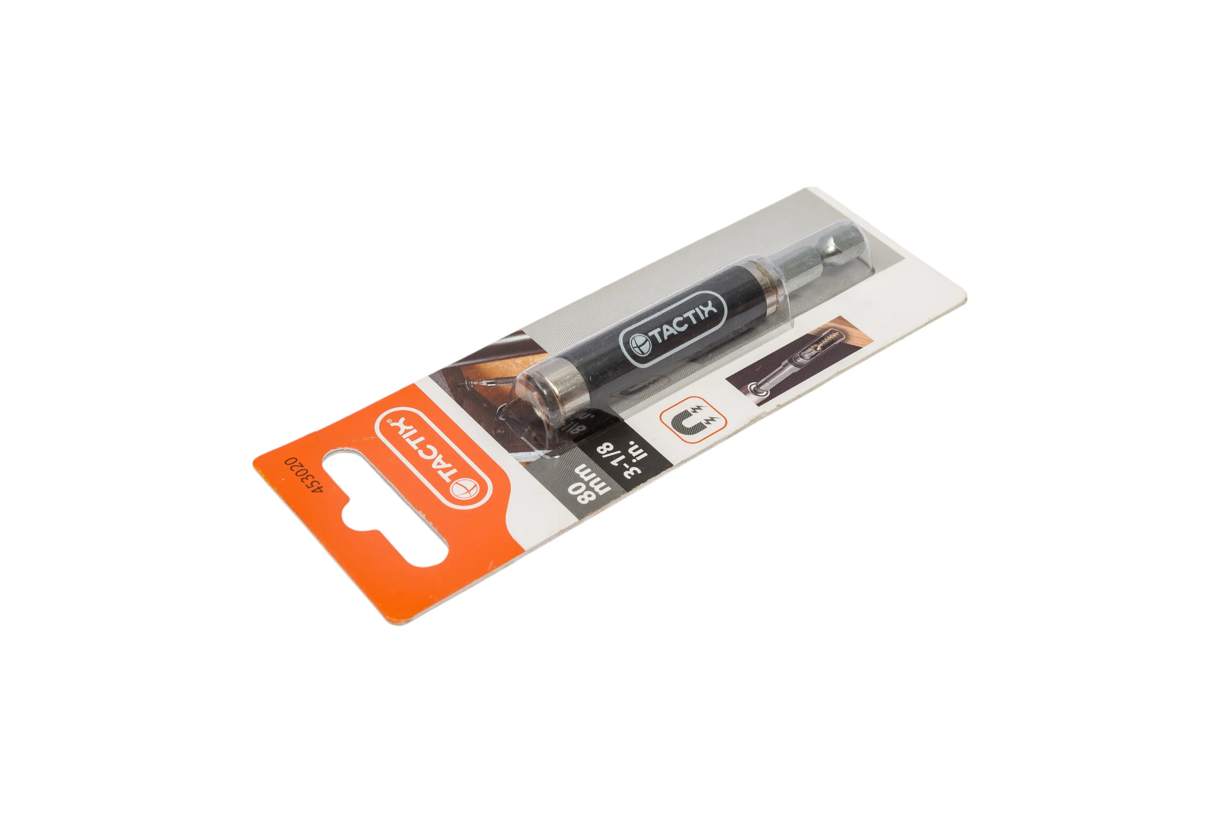 Адаптер для бит 1/4", 80 мм TACTIX 453020
