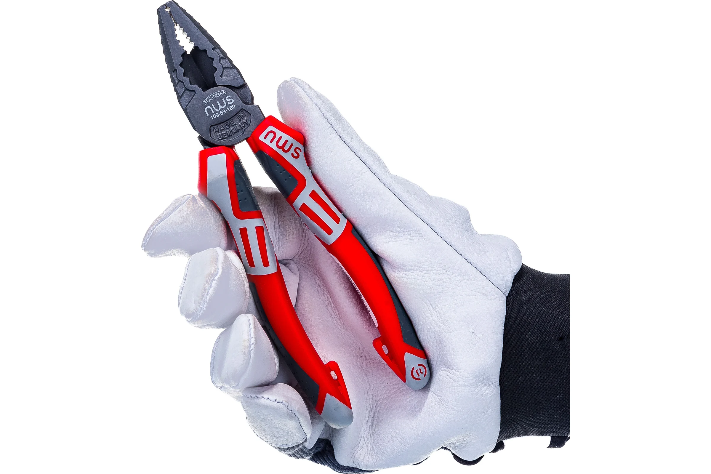 Пассатижи 180мм, С5.2, Н2.2, К12 NWS CombiMax 109-69-180