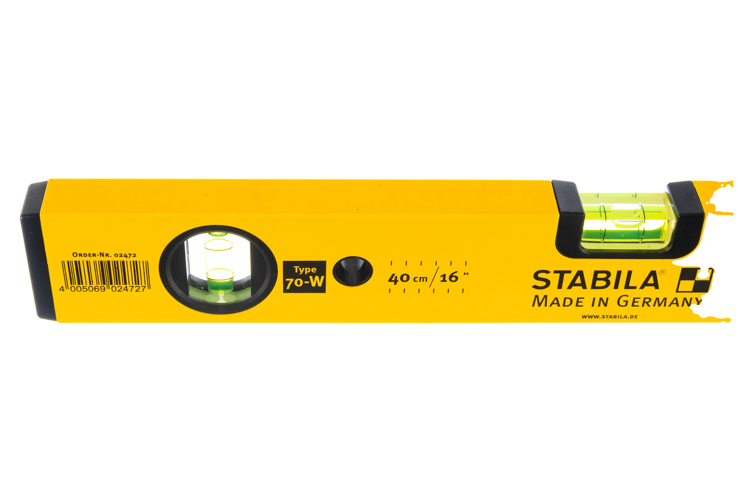 Уровень с угломером тип 70W, 40 см STABILA 02472