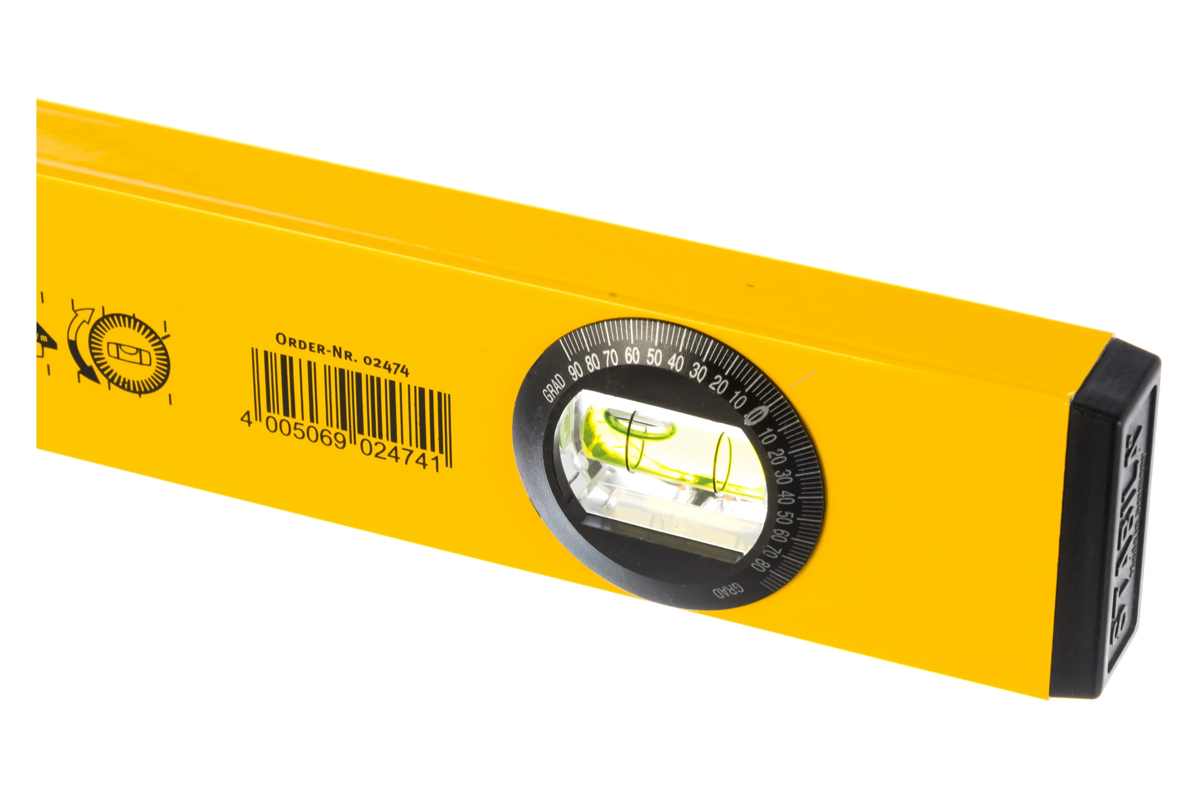 Уровень с угломером тип 70W, 60 см STABILA 02474