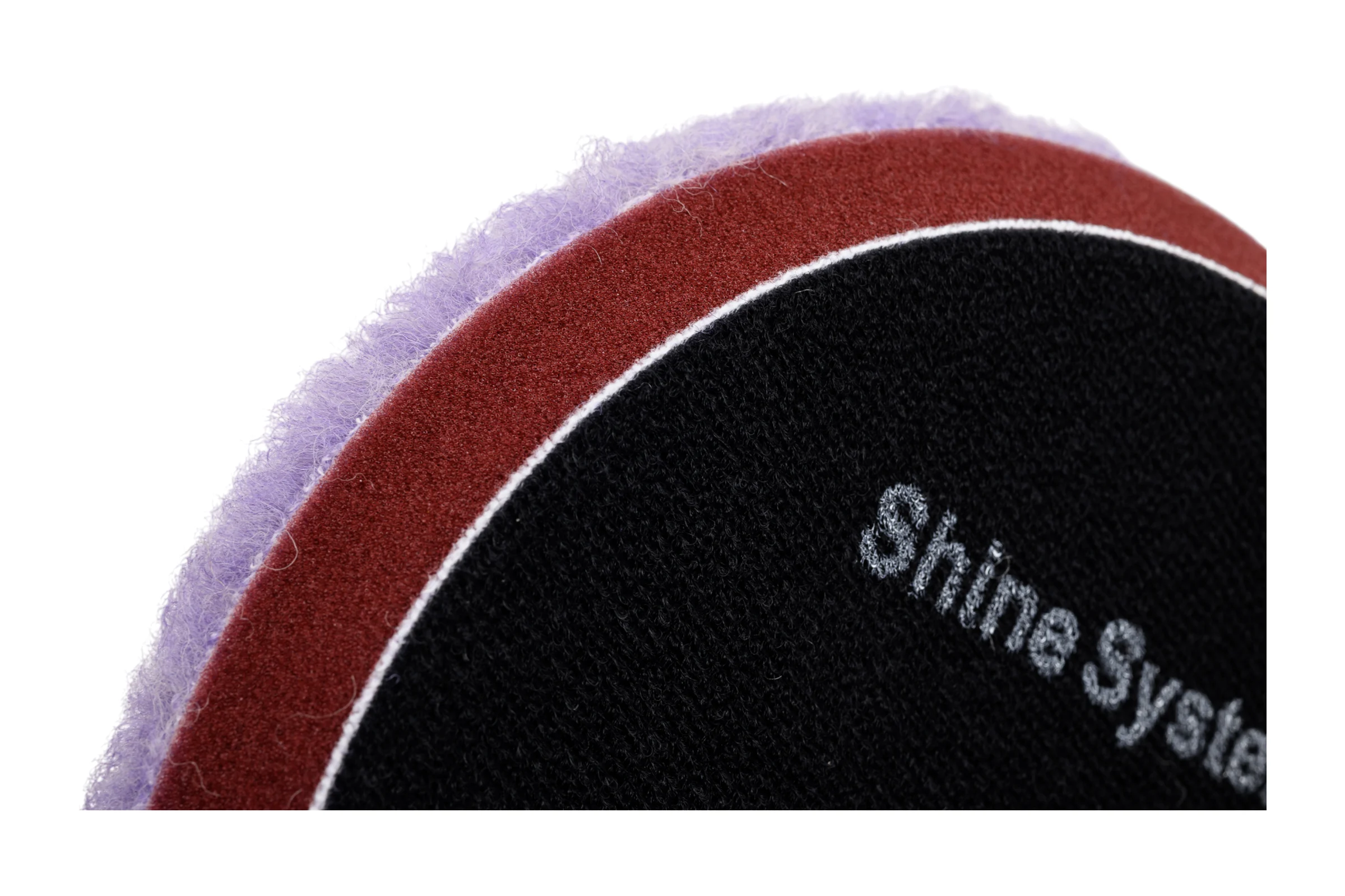 Круг полировальный из лилового меха Lila Wool Pad 155 мм Shine systems SS566