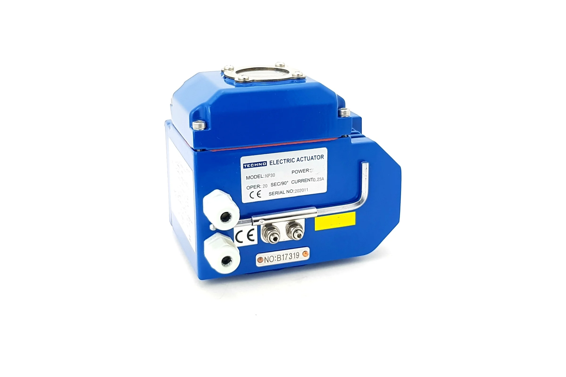 Электропривод запорной арматуры TECHNO NP30-DF/24V 0-90, 30Nm, ON/OFF, 24DС 330110