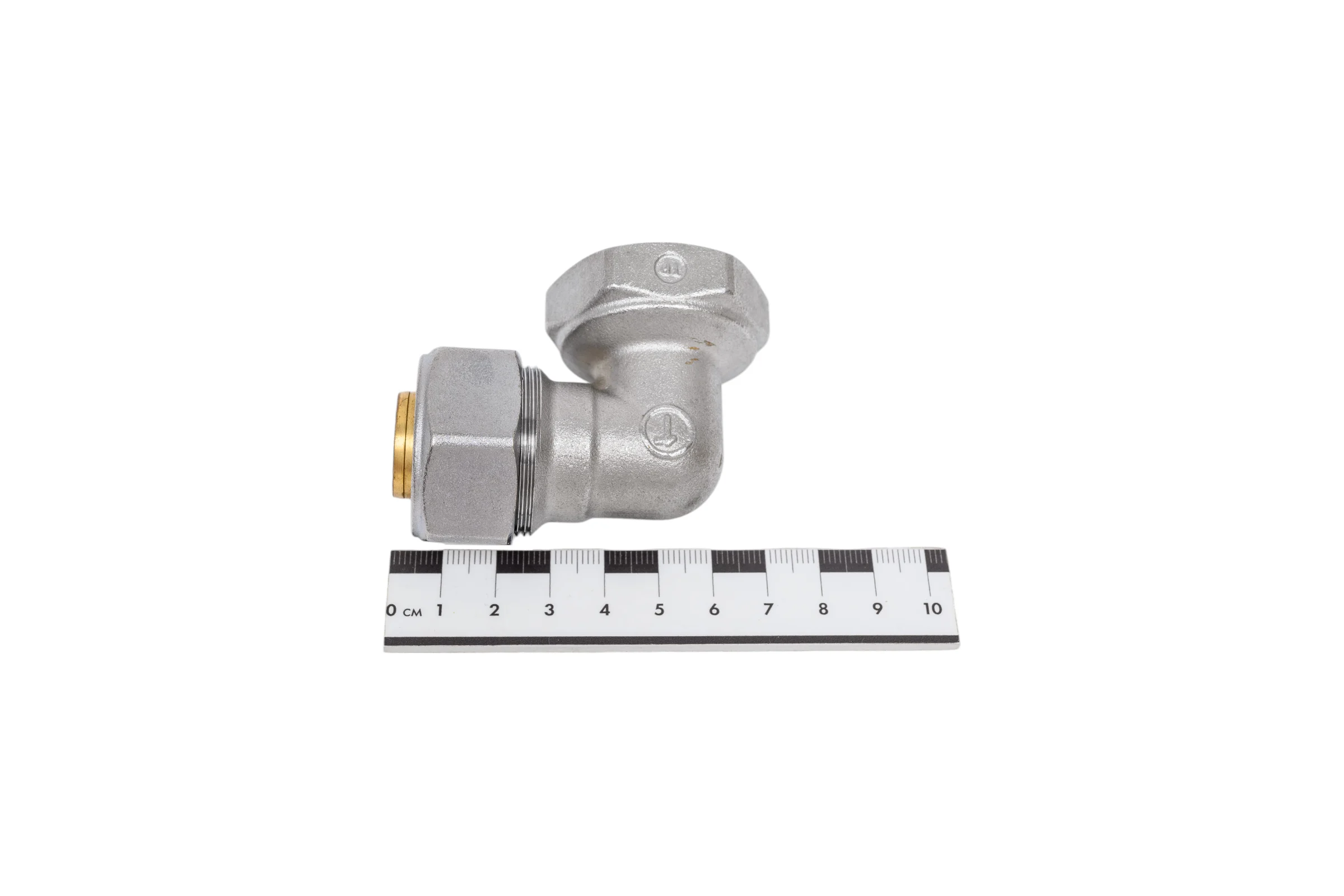 Угольник Giacomini 90, В, 1, 26x3, латунь, хромированный R563MX120