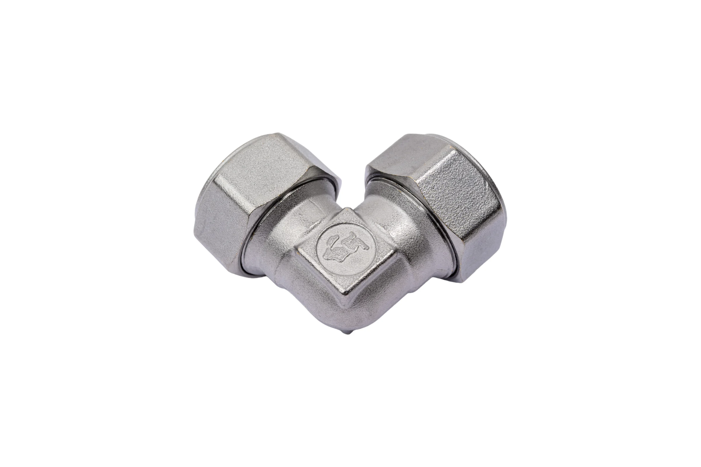 Угольник Giacomini 90, 26x3, латунь, с цанговым соединением, хромированный R561MX062