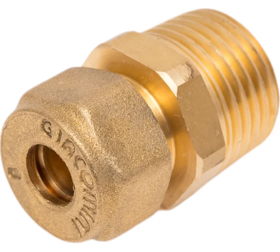 Фитинг Giacomini с наружной резьбой 1/2x8, конусное соединение R180MY110