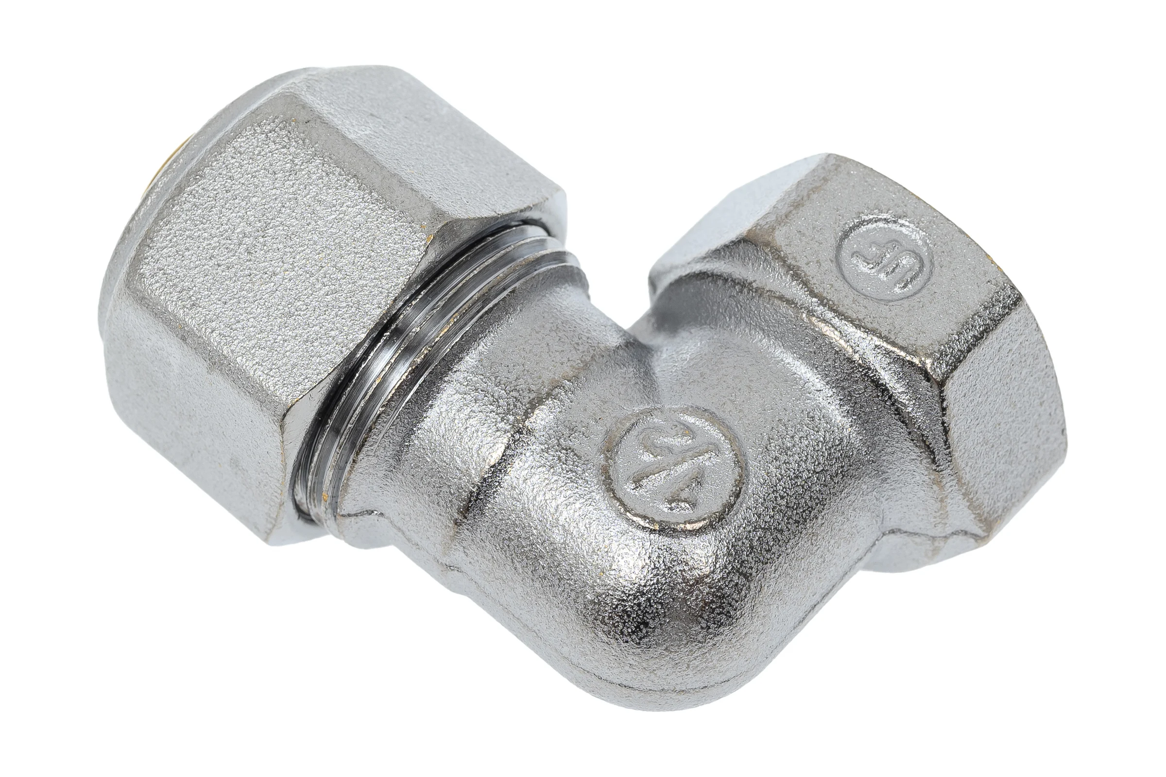 Угольник Giacomini 90, В, 1/2, 16x2, латунь, хромированный R563MX048