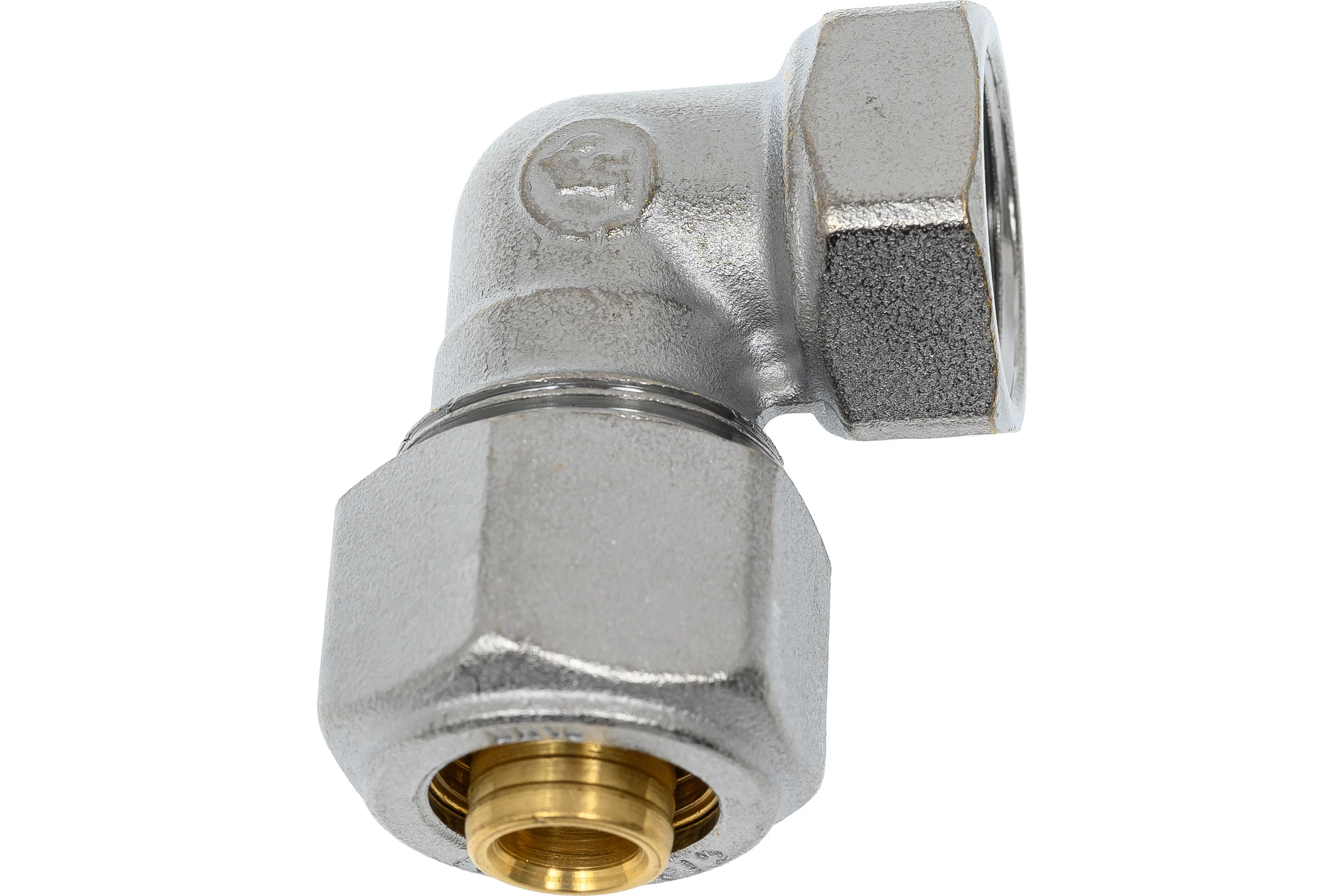 Угольник Giacomini 90, В, 1/2, 16x2, латунь, хромированный R563MX048