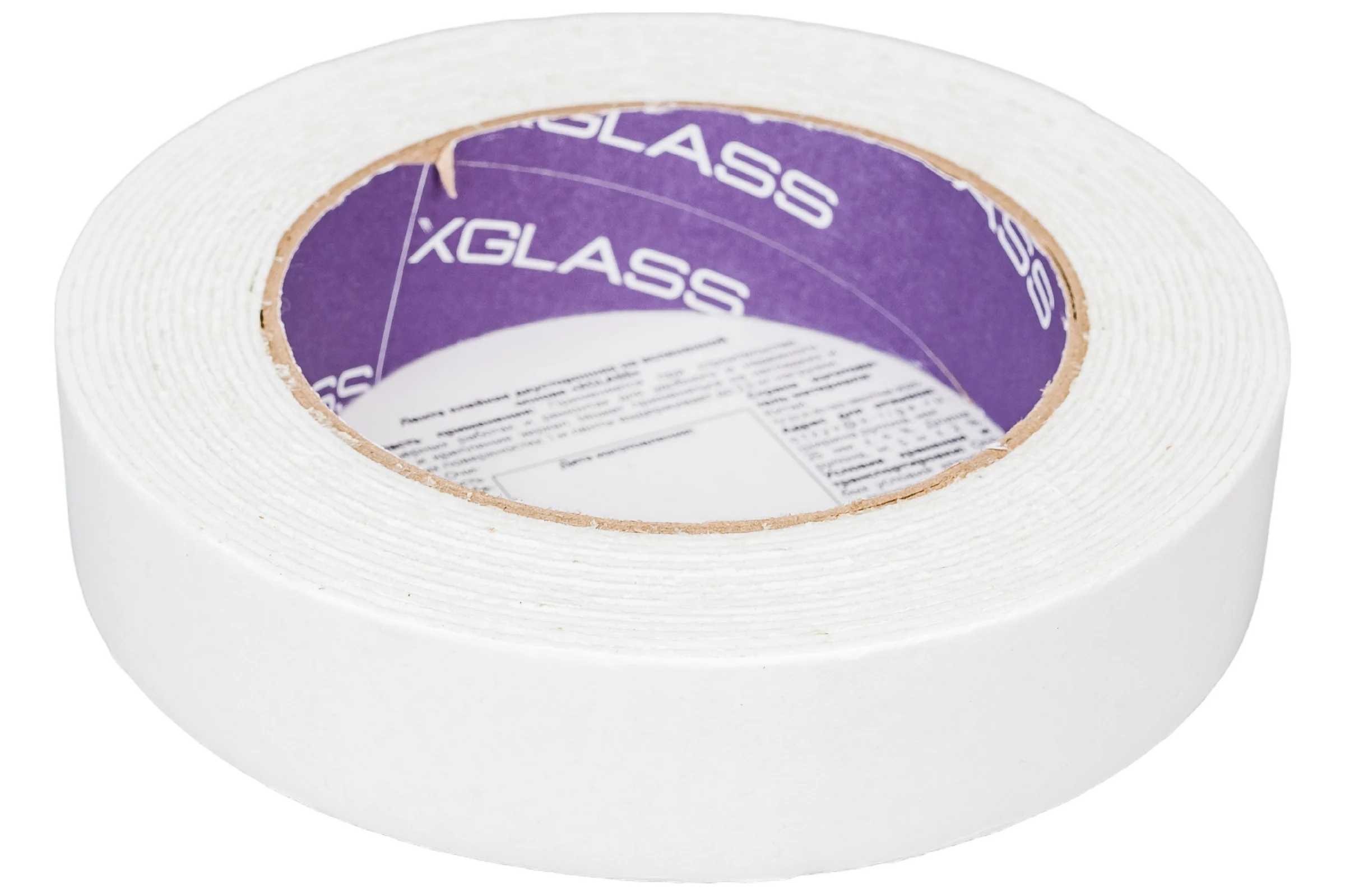 Двусторонняя клейкая лента на вспененной основе X-Glass 25 мм х 5 м, 160419