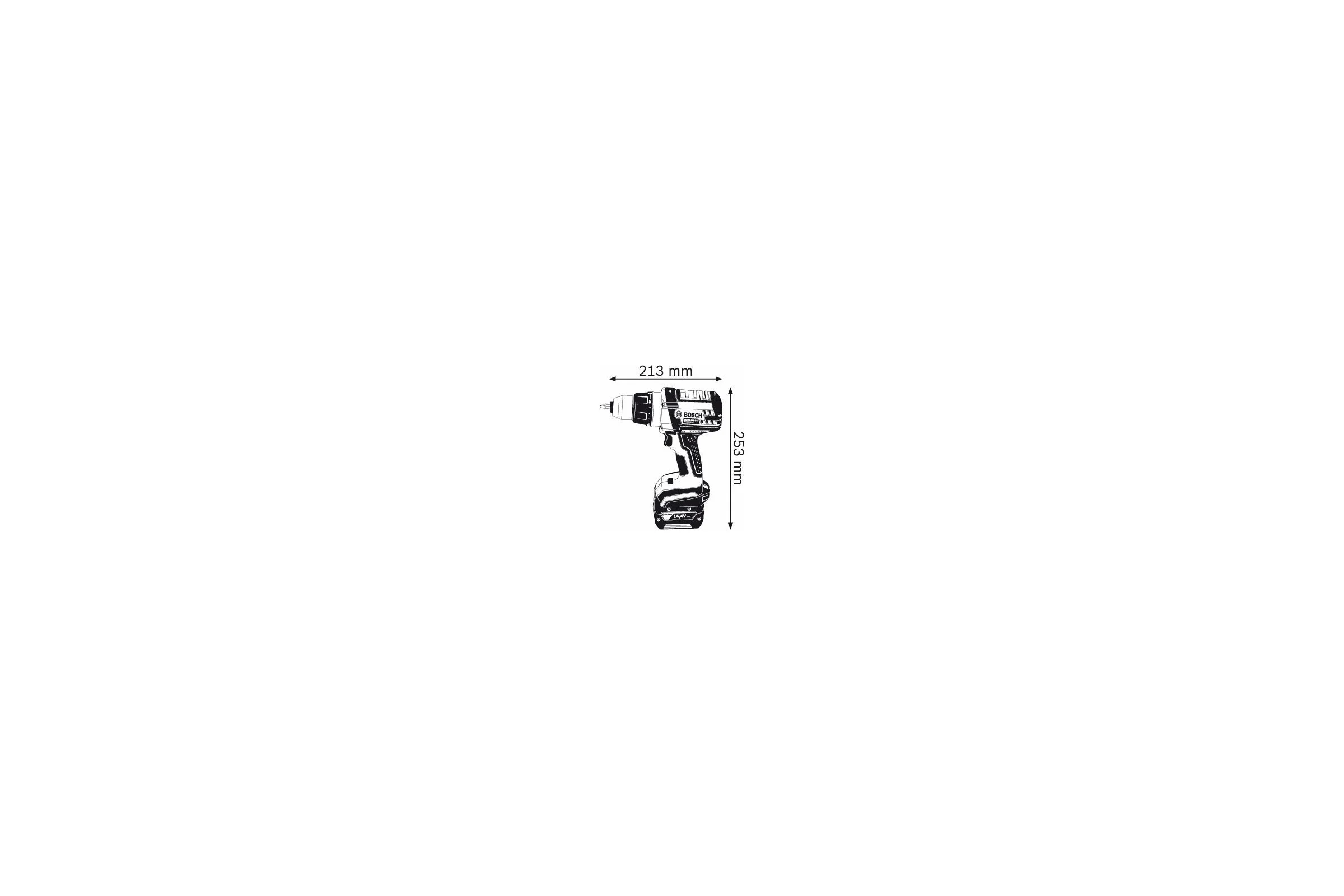 Аккумуляторный шуруповерт Bosch GSR 14,4 VE-2-LI 0.601.9D9.000
