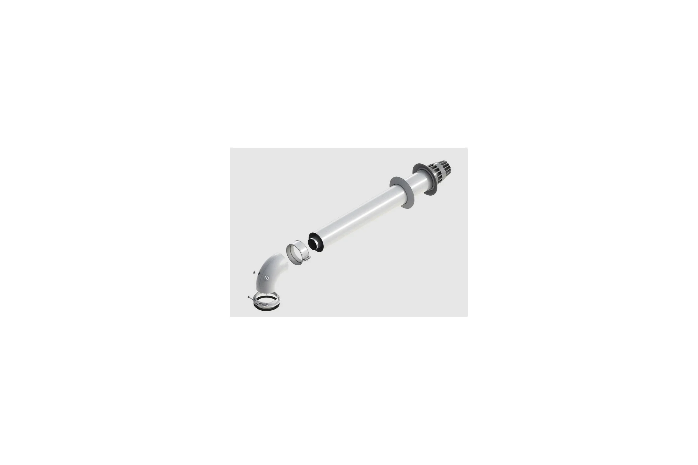 Горизонтальный комплект Buderus DN60/100, L=810 7747380027