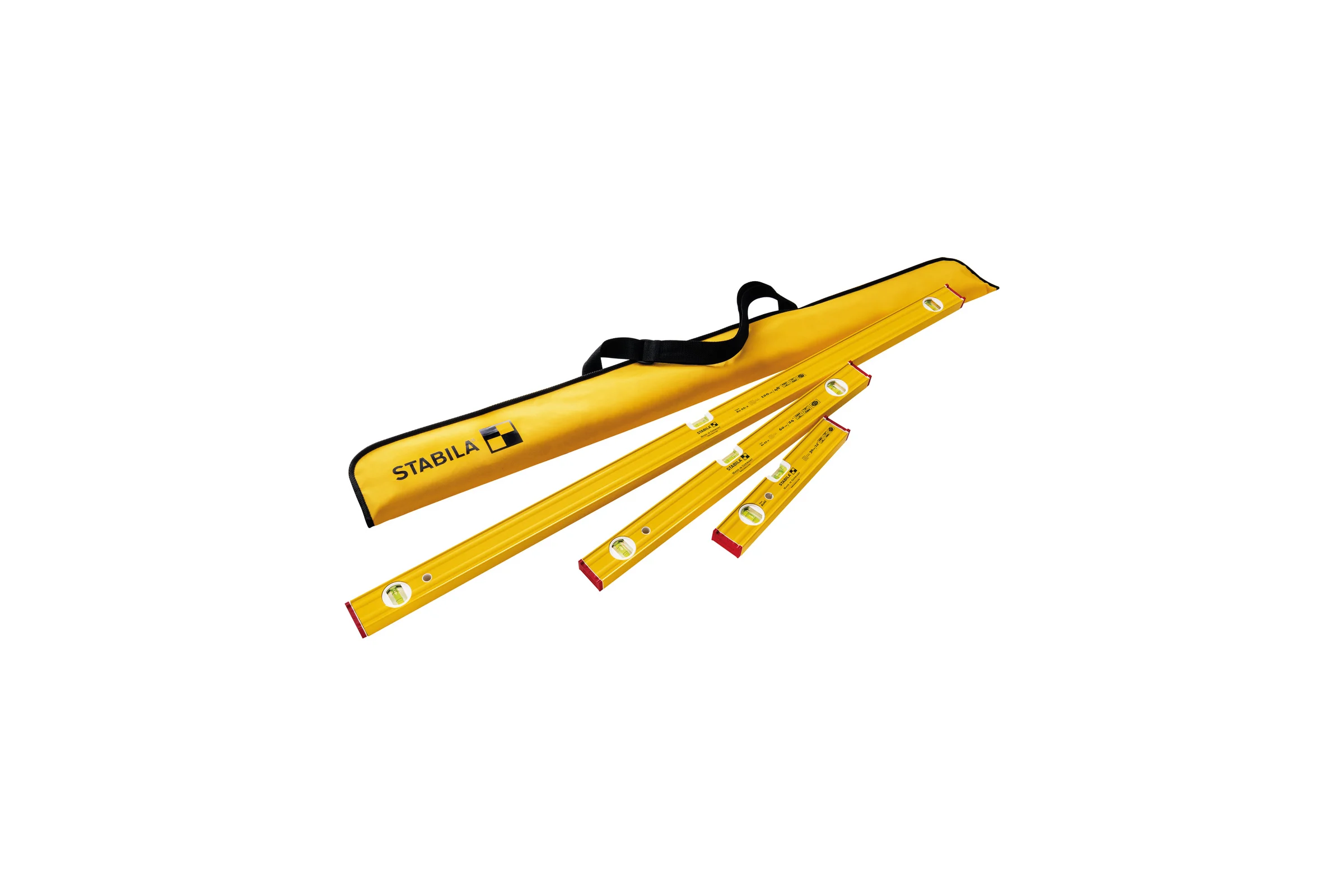 Набор уровней STABILA  PRO SET 80AS 120 см, 60 см, 30 см, сумка 19714