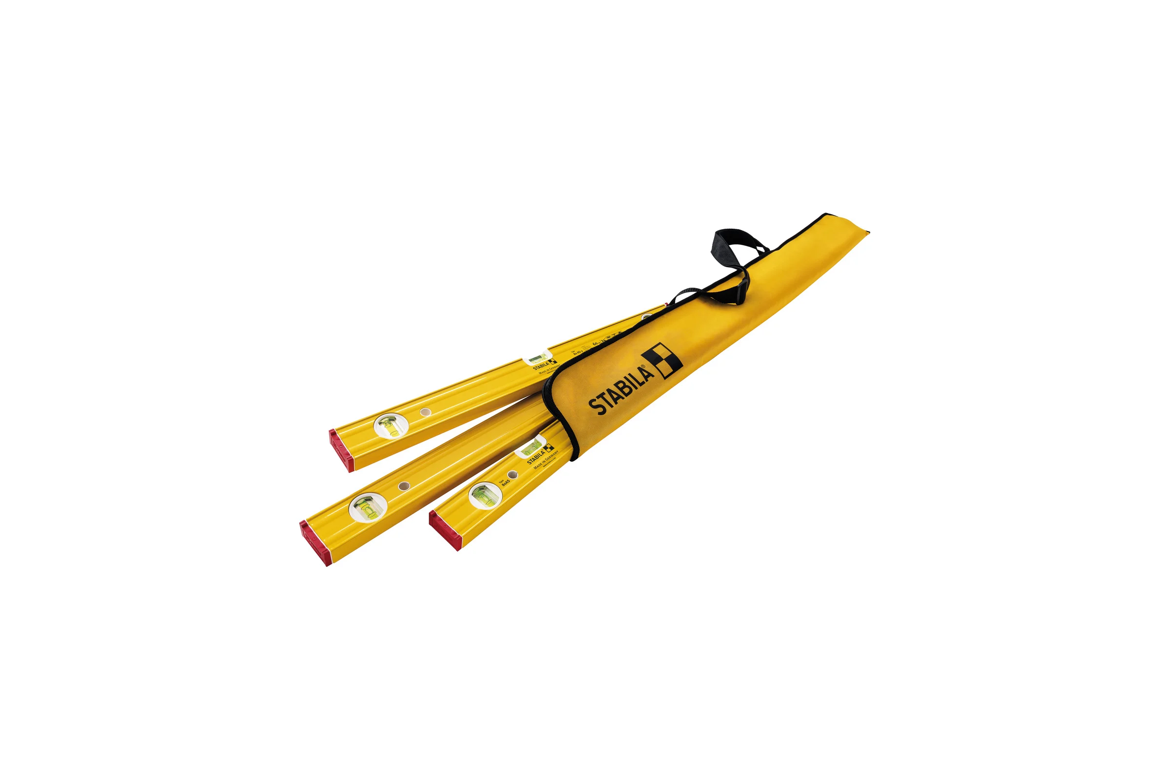 Набор уровней STABILA  PRO SET 80AS 120 см, 60 см, 30 см, сумка 19714