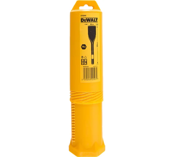 Долото плоское шестигранное (19х300 мм) DEWALT 6944