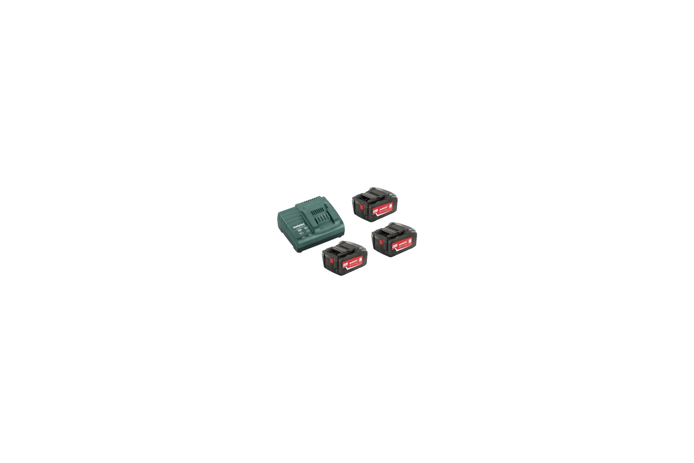 Аккумуляторы 3 шт. (5,2 А*ч; 18 В; Li-Ion) и ЗУ ASC 30-36 Basic-Set Metabo 685048000