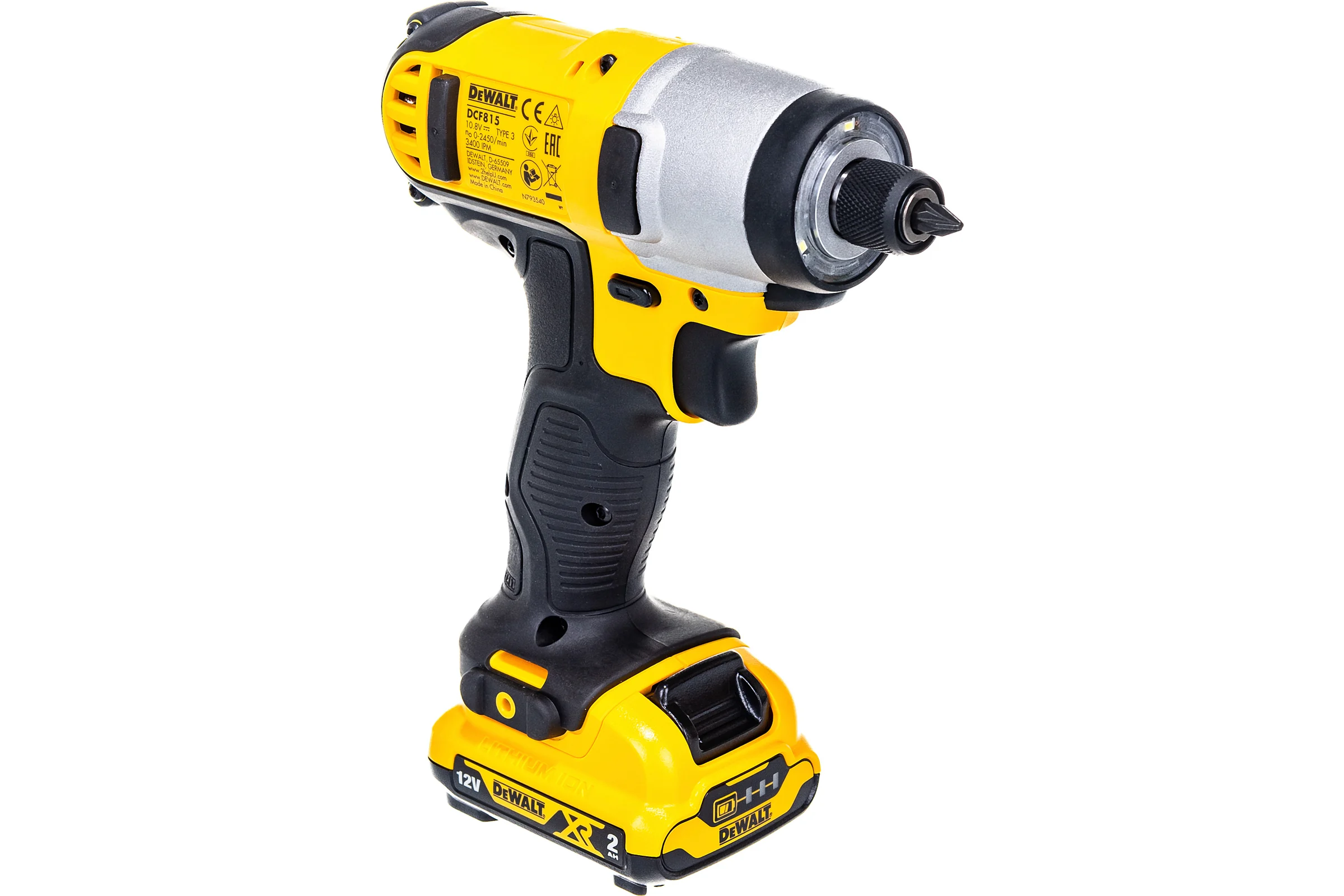 Аккумуляторный шуруповерт DEWALT DCF 815 D2
