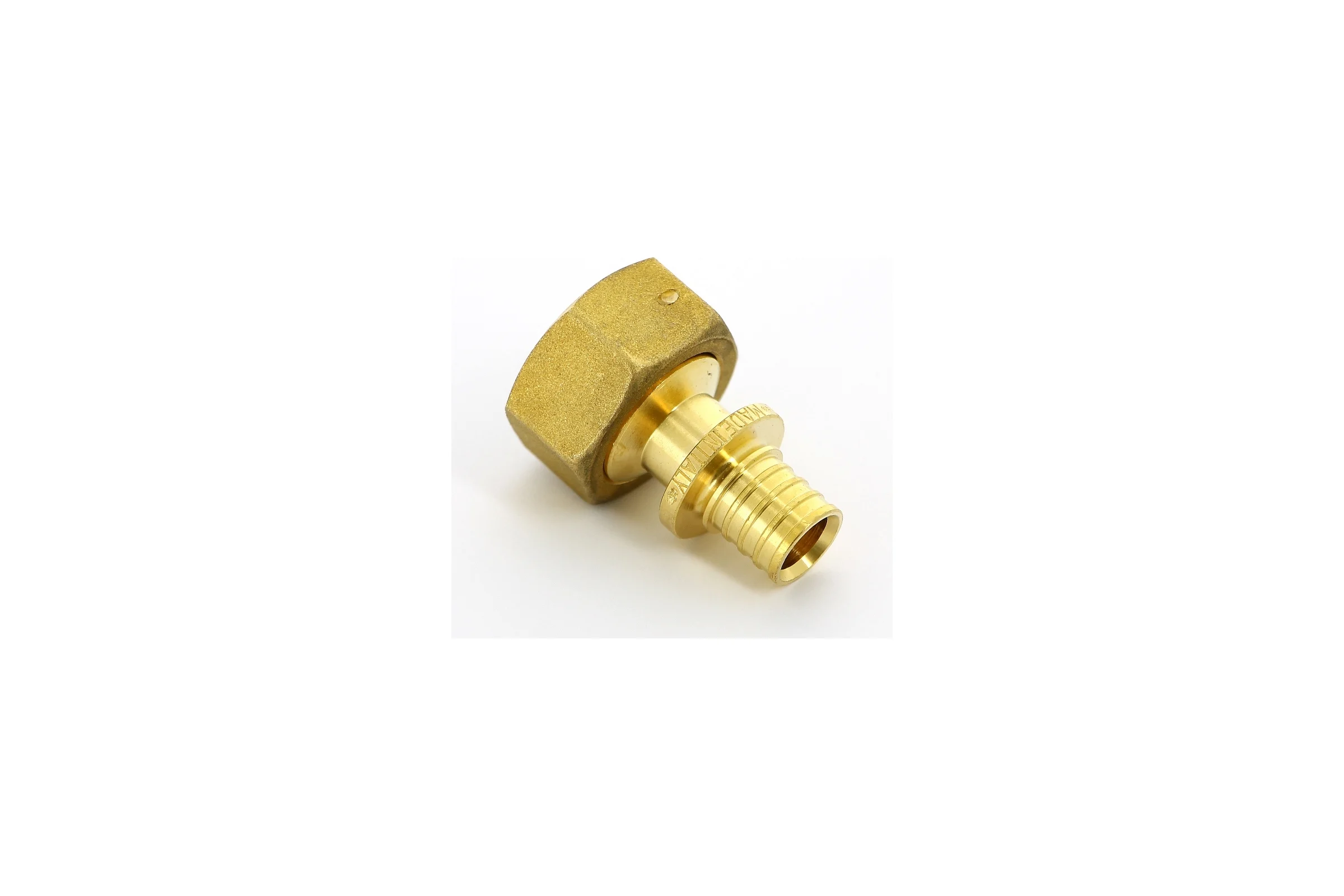 Аксиальная муфта Uni-Fitt-В 16x3/4" с накидной гайкой, плоской прокладкой 754G6300