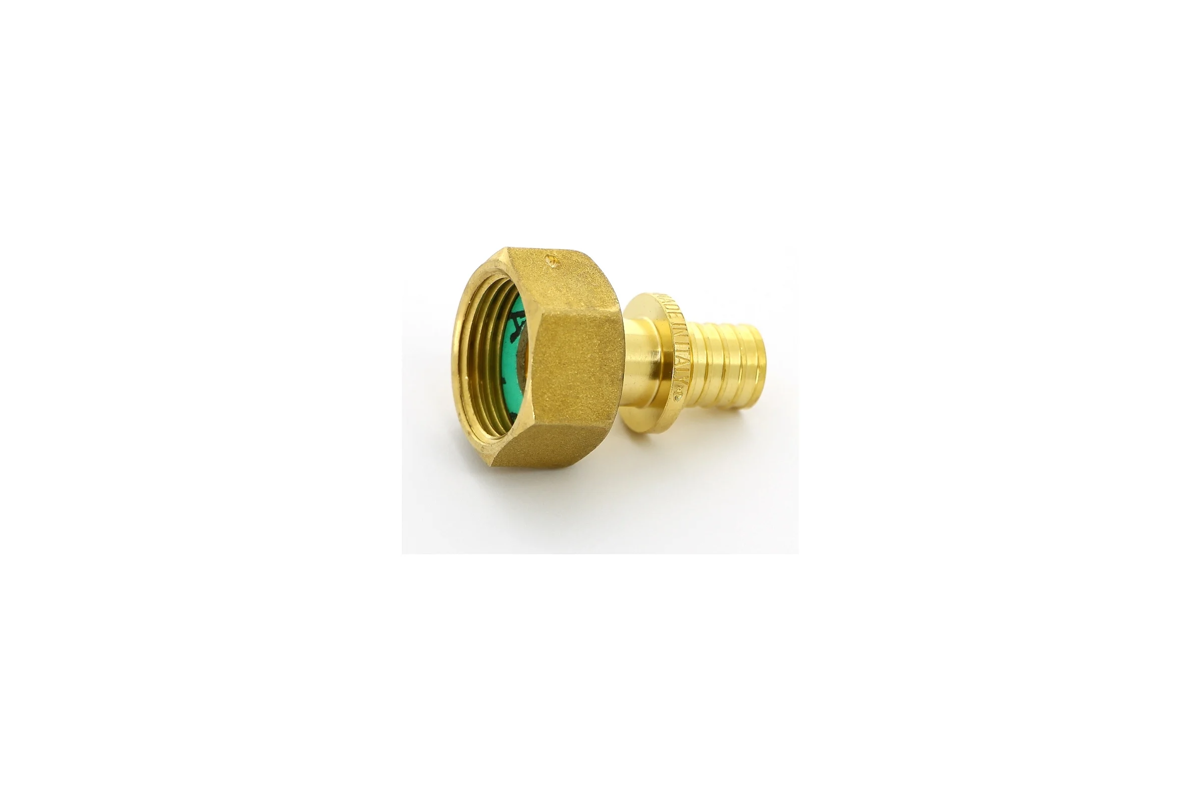 Аксиальная муфта Uni-Fitt-В 16x3/4" с накидной гайкой, плоской прокладкой 754G6300