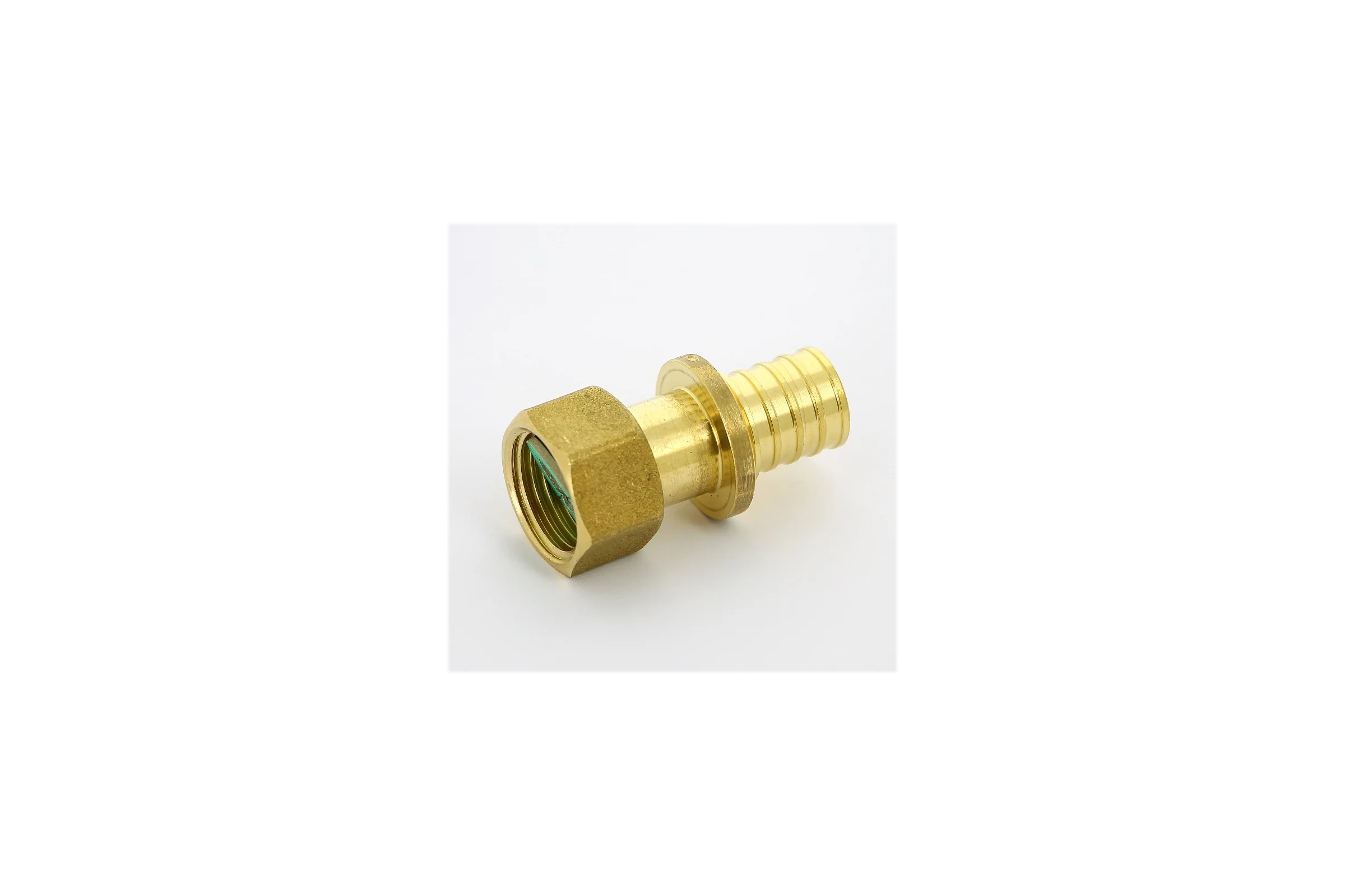 Аксиальная муфта Uni-Fitt-В 20x1/2" с накидной гайкой, плоской прокладкой 754G7200