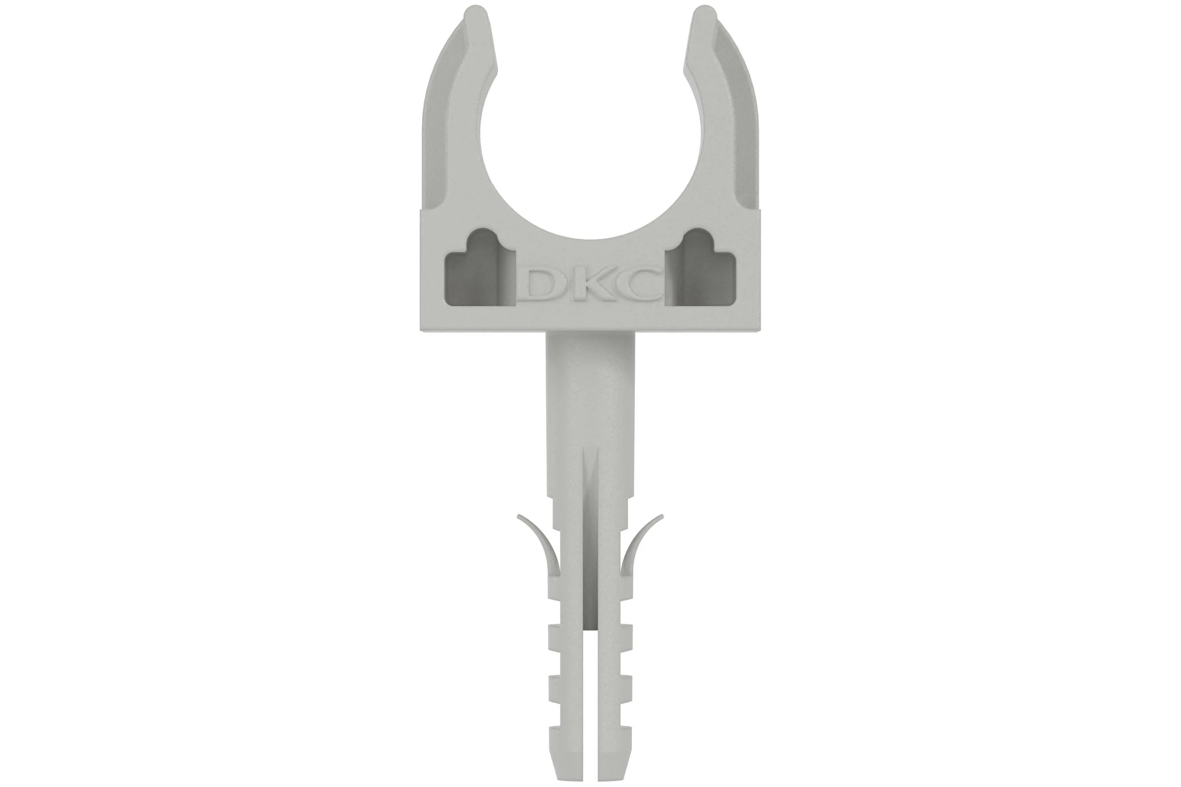 Держатель для труб DKC клипса d16мм+дюбель 100шт 51316DIY