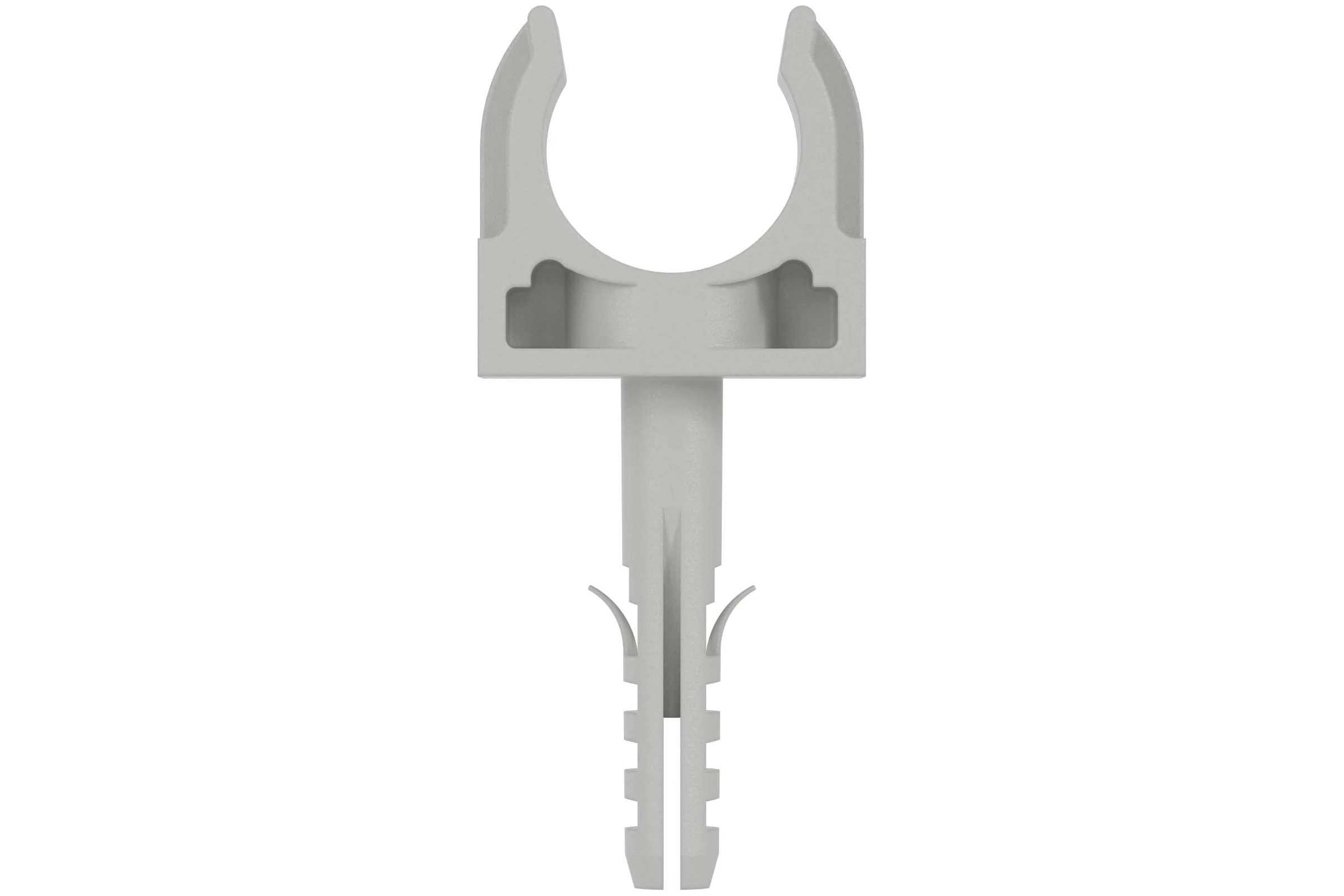Держатель для труб DKC клипса d16мм+дюбель 100шт 51316DIY
