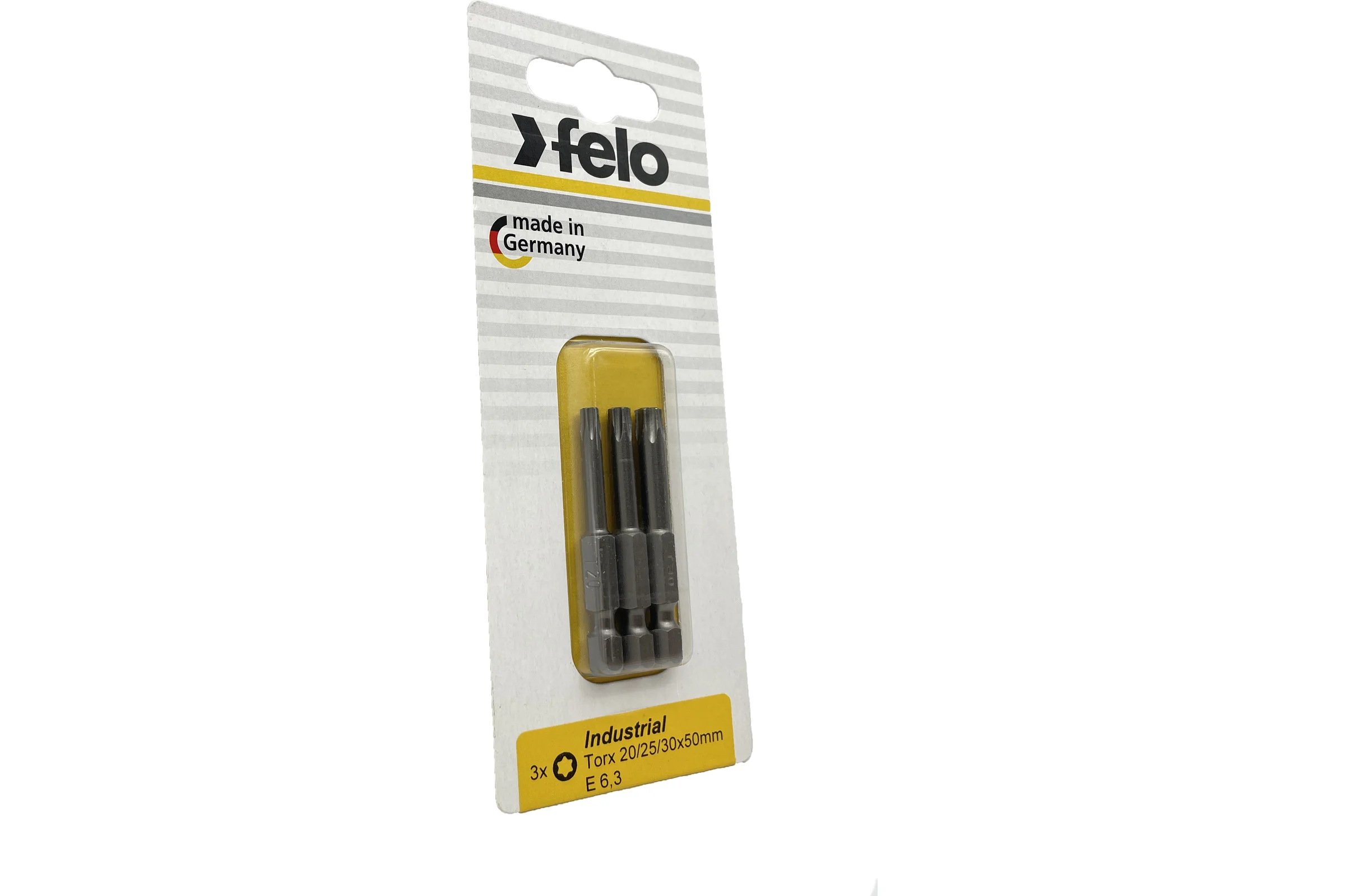 Биты Industrial 3 шт, T15/T20/T25, 50 мм, в блистере Felo 03693216