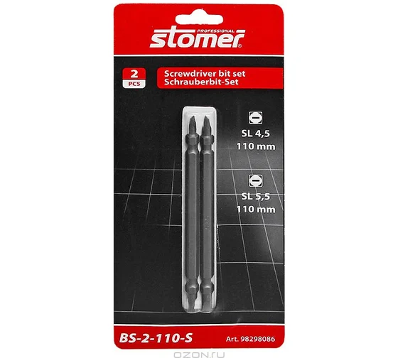 Набор бит BS-2-110-S 2 шт. (110 мм) STOMER 98298086