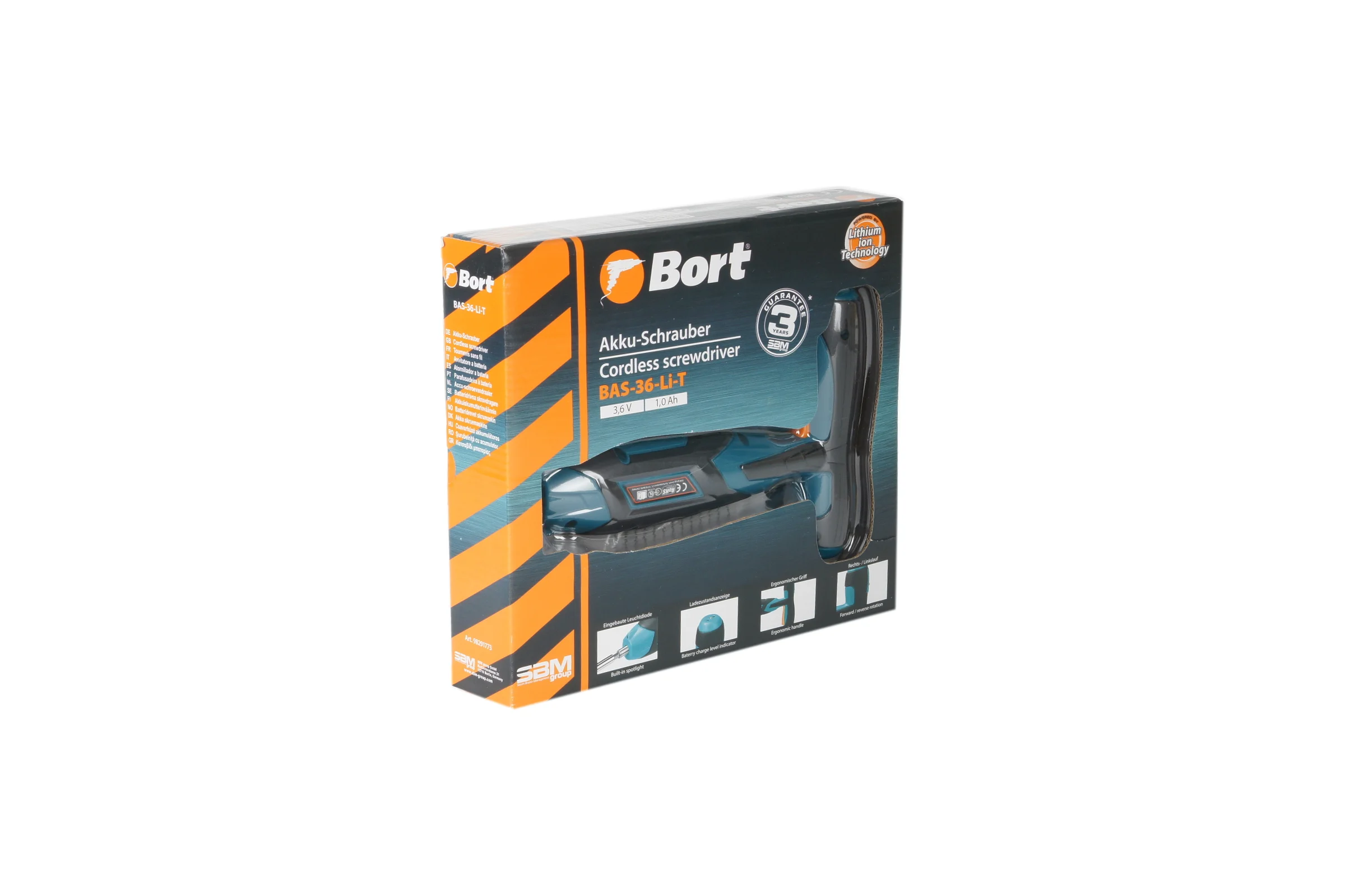 Аккумуляторная отвертка BORT BAS-36-Li-T 98291773