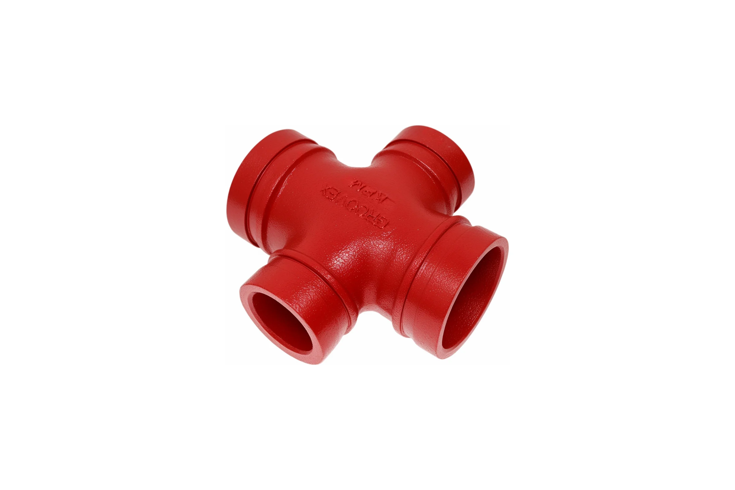 Переходная крестовина под муфту GROOVEX 2 1/2"x2", 76x60 мм, ДУ 65x50 мм KPM7660