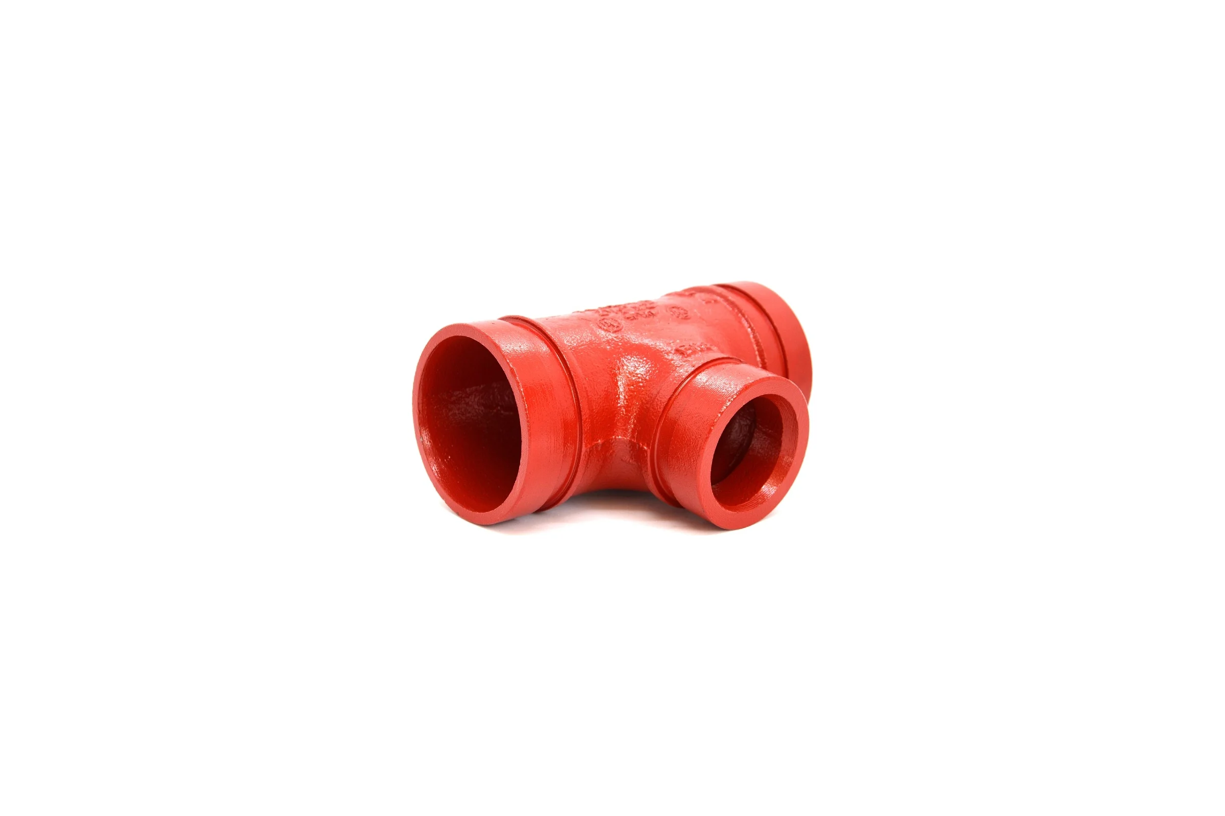 Переходной тройник под муфту GROOVEX 5"x2 1/2", 133x76 мм, ДУ 125x65 мм TPM13376