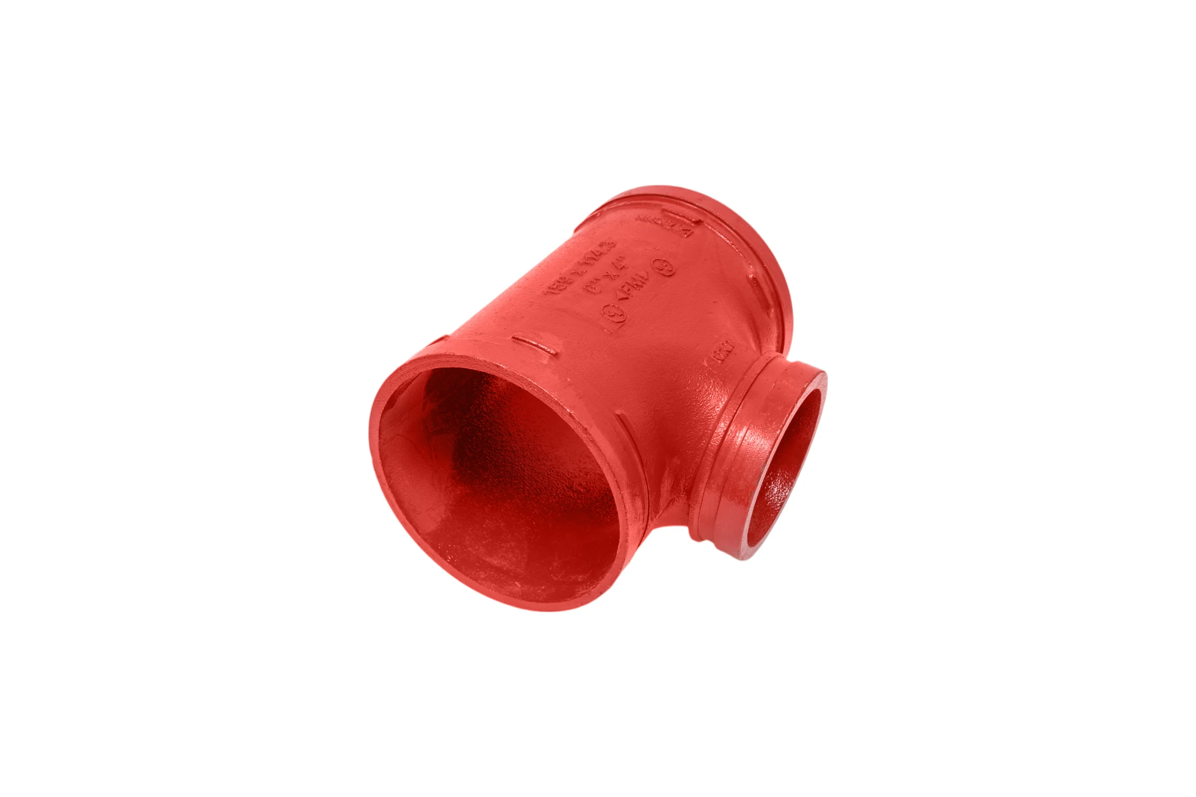 Переходной тройник под муфту GROOVEX 6"x4", 159x114 мм, ДУ 150x100 мм TPM159114