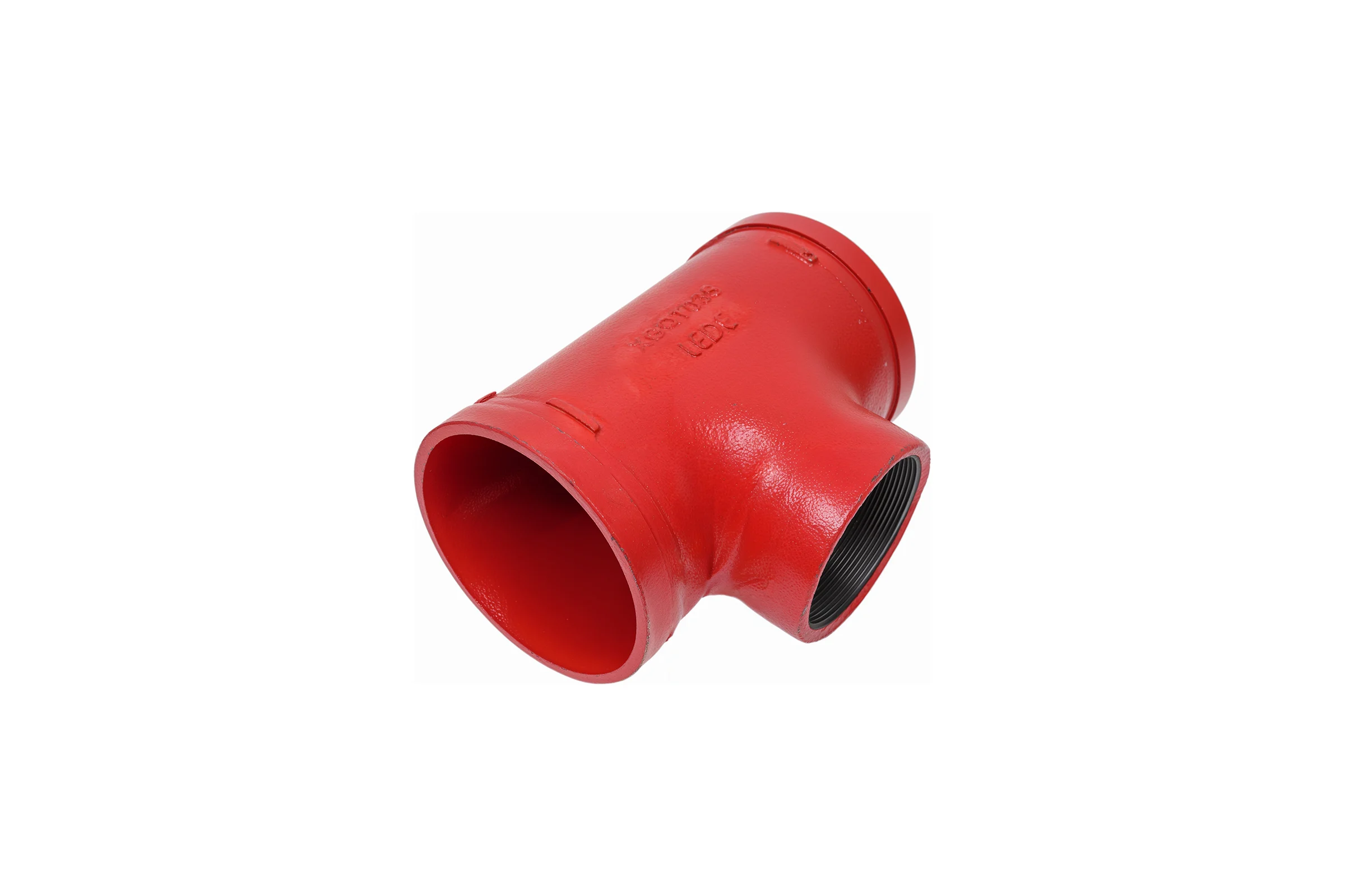 Переходной тройник под резьбу GROOVEX 5"x3", 133x89 мм, ДУ 125x70 мм TPR13389