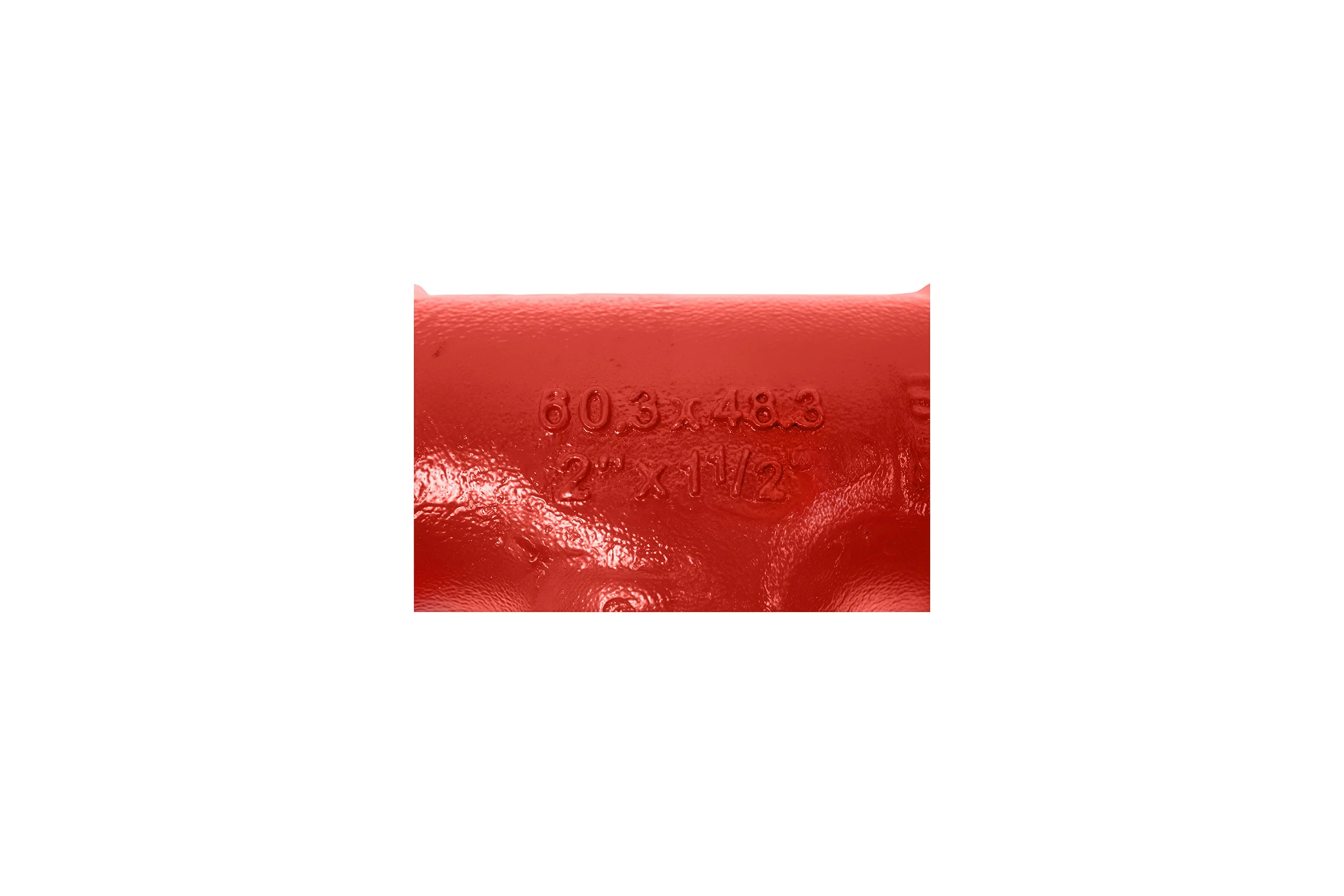 Переходной тройник под резьбу GROOVEX 2"x1 1/2", 60x48 мм, ДУ 50x40 мм TPR6048