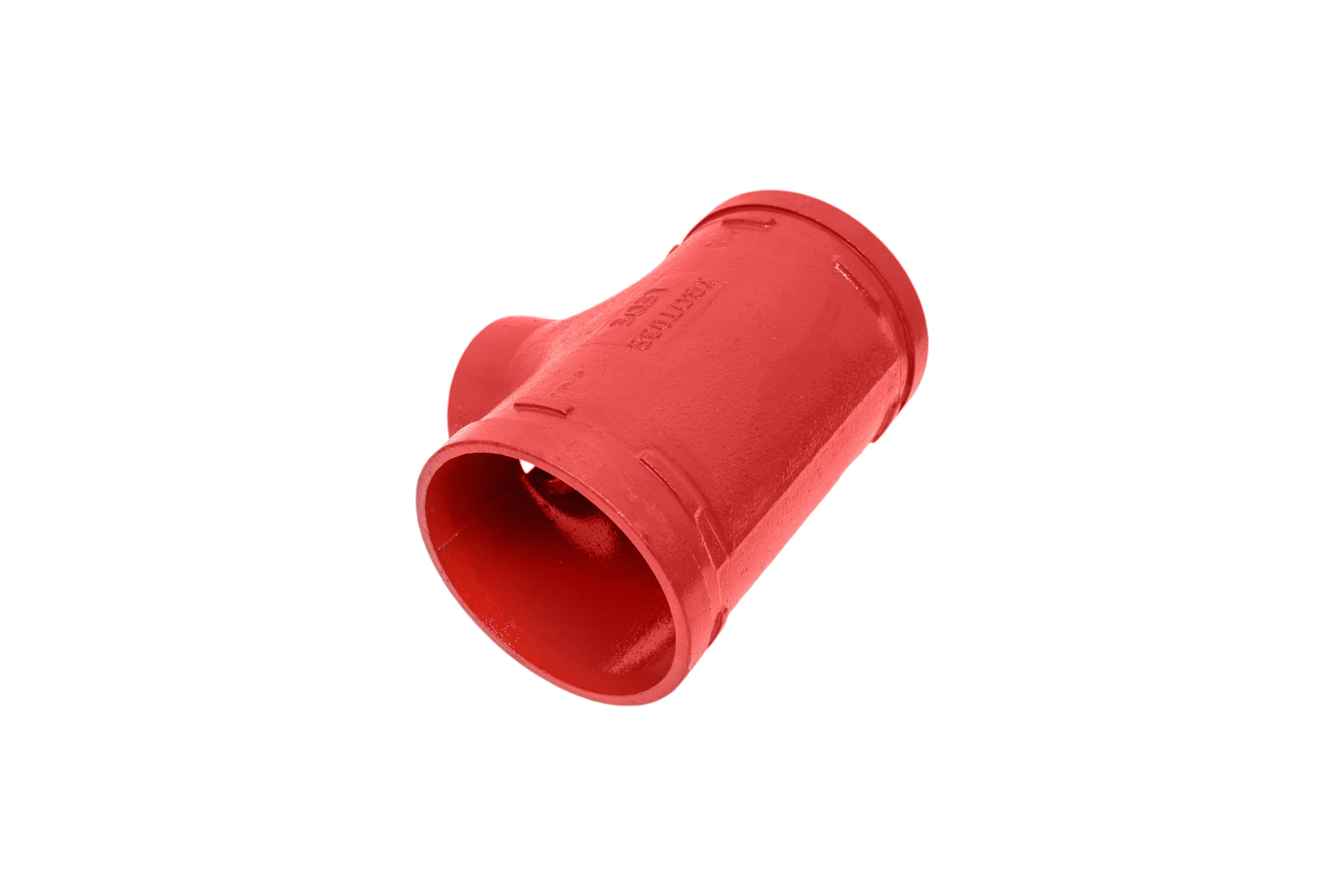Переходной тройник под резьбу GROOVEX 5"x2 1/2", 133x76 мм, ДУ 125x65 мм TPR13376
