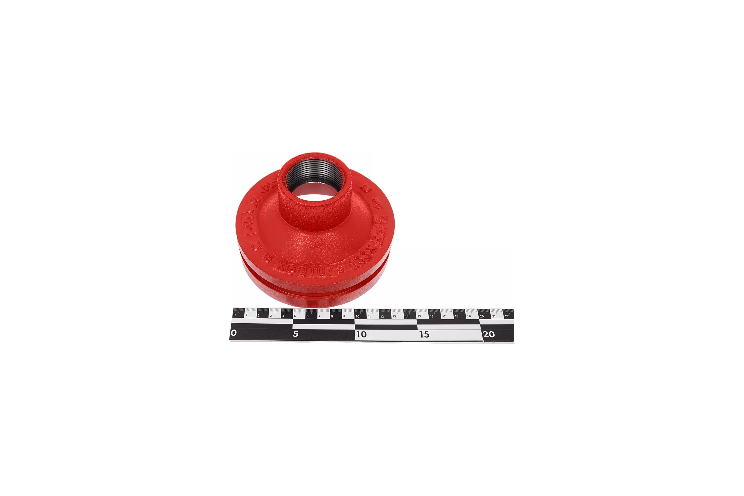 Переход под резьбу GROOVEX 5"x1 1/2", 133x48 мм, ДУ 125x40 мм PR13348