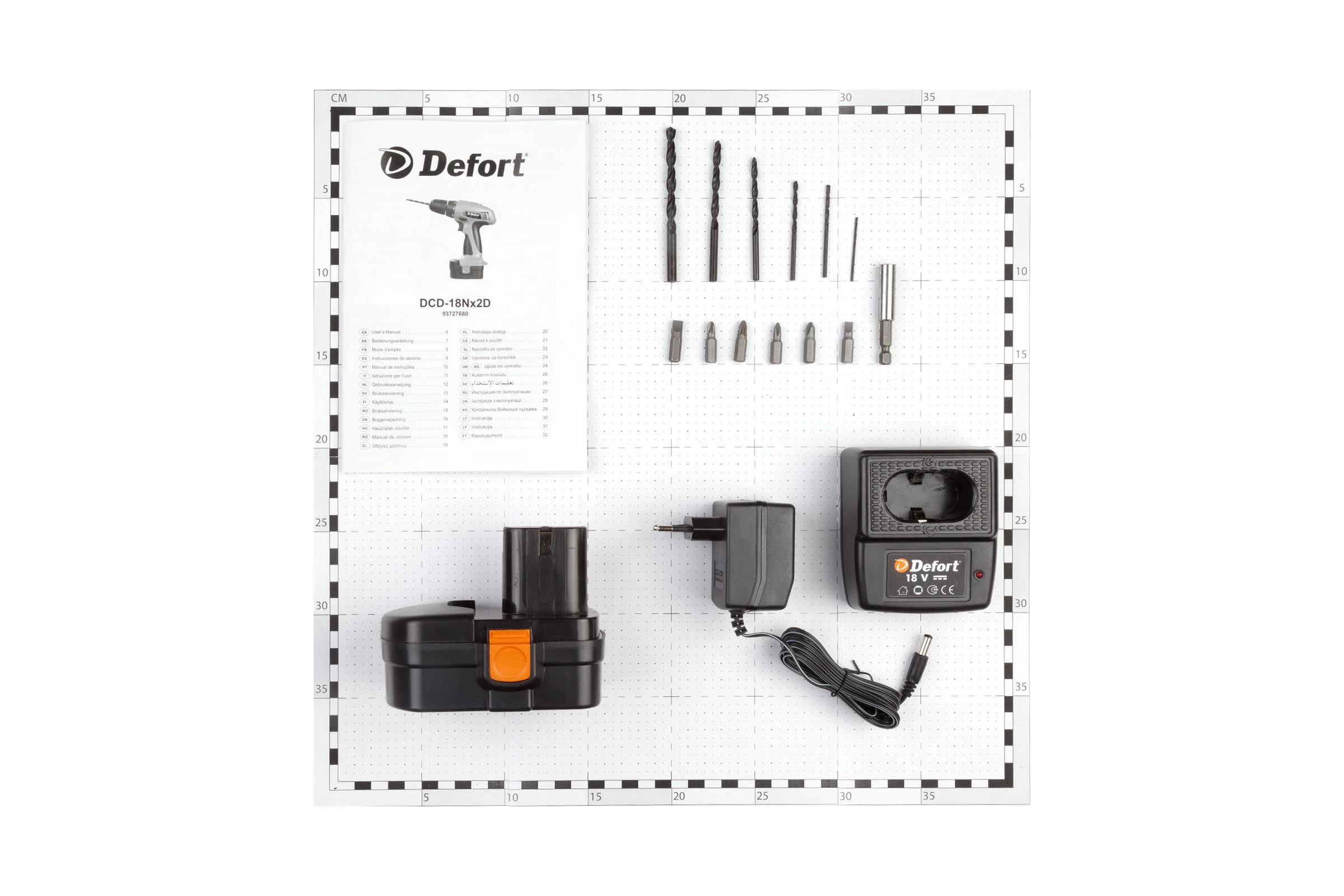 Аккумуляторная дрель-шуруповерт DEFORT DCD-18Nx2D 93727680