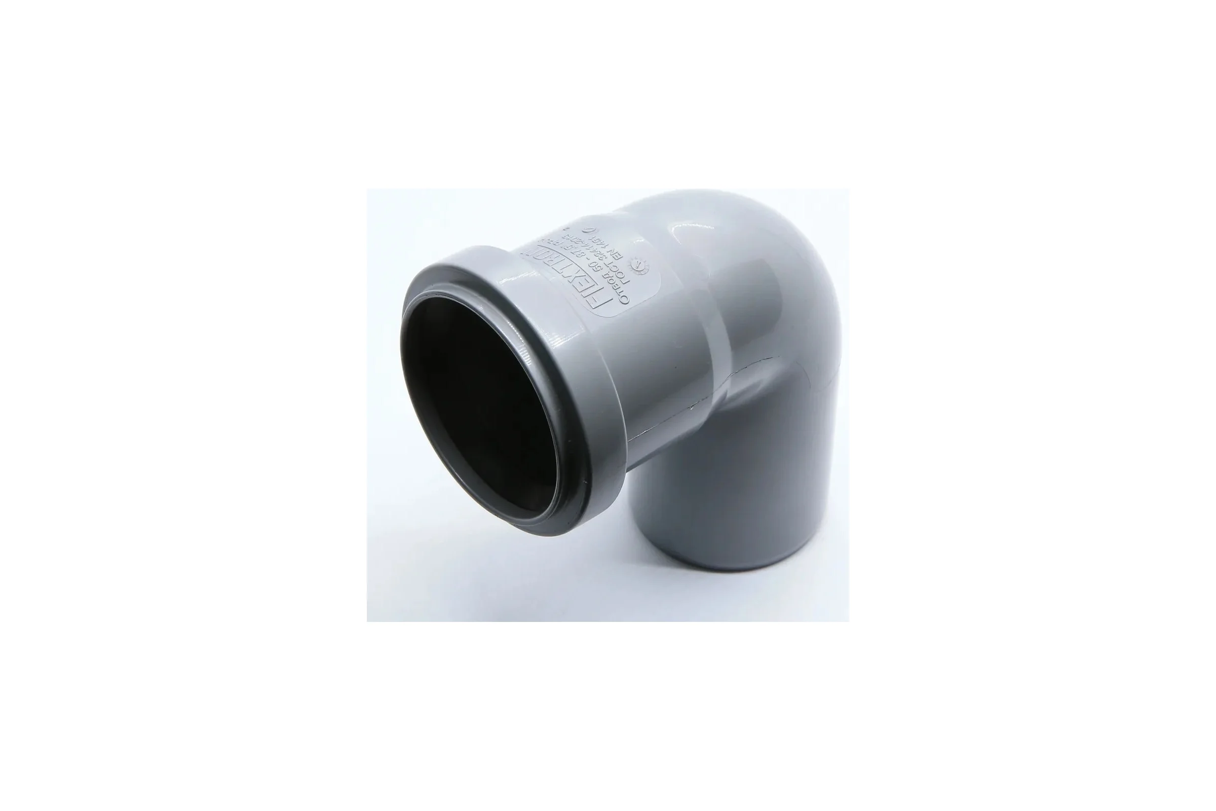 Отвод Flextron D 50 мм 87,5 градусов, для внутренней канализации 139754