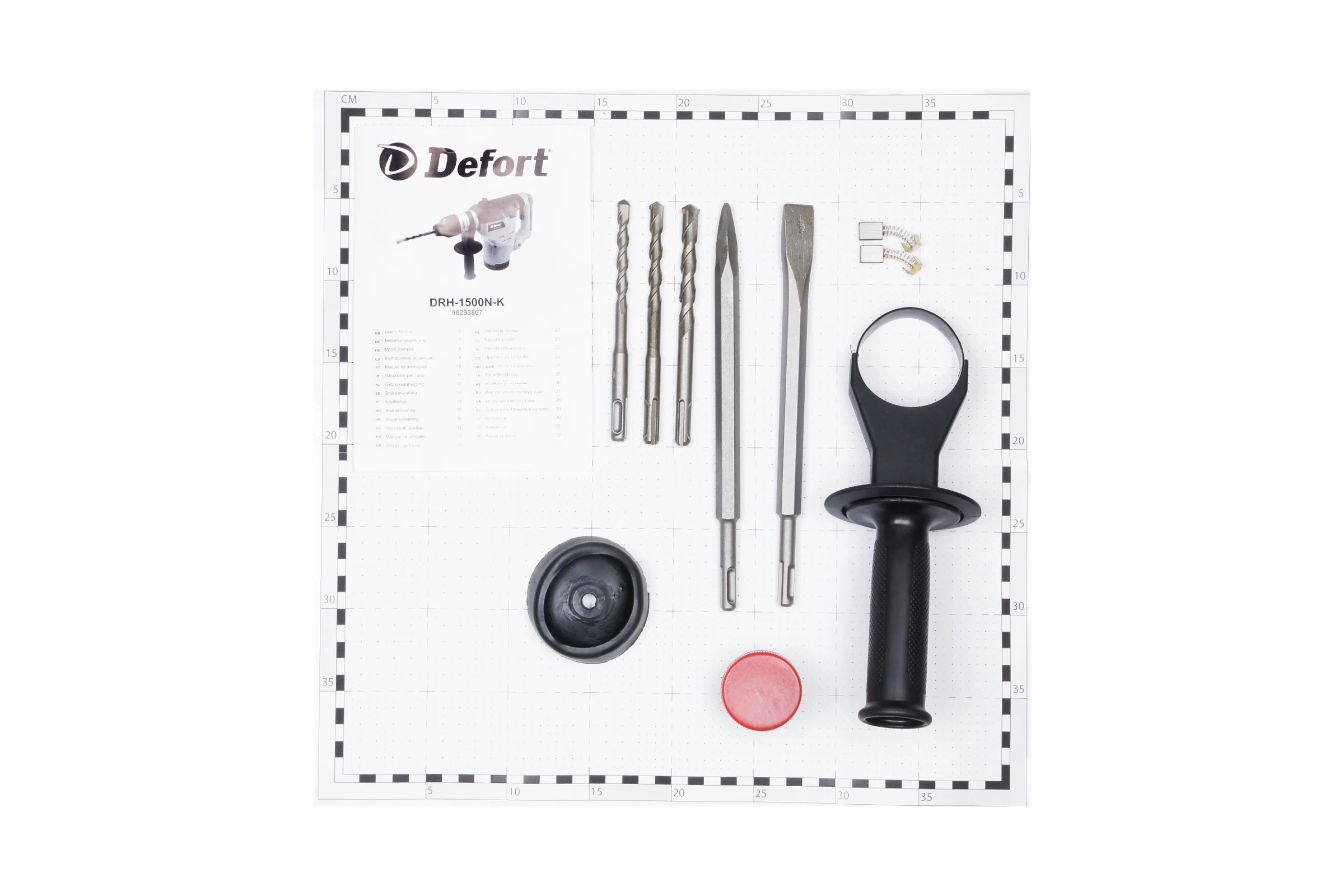 Электрический перфоратор DEFORT DRH-1500N-K 98293807